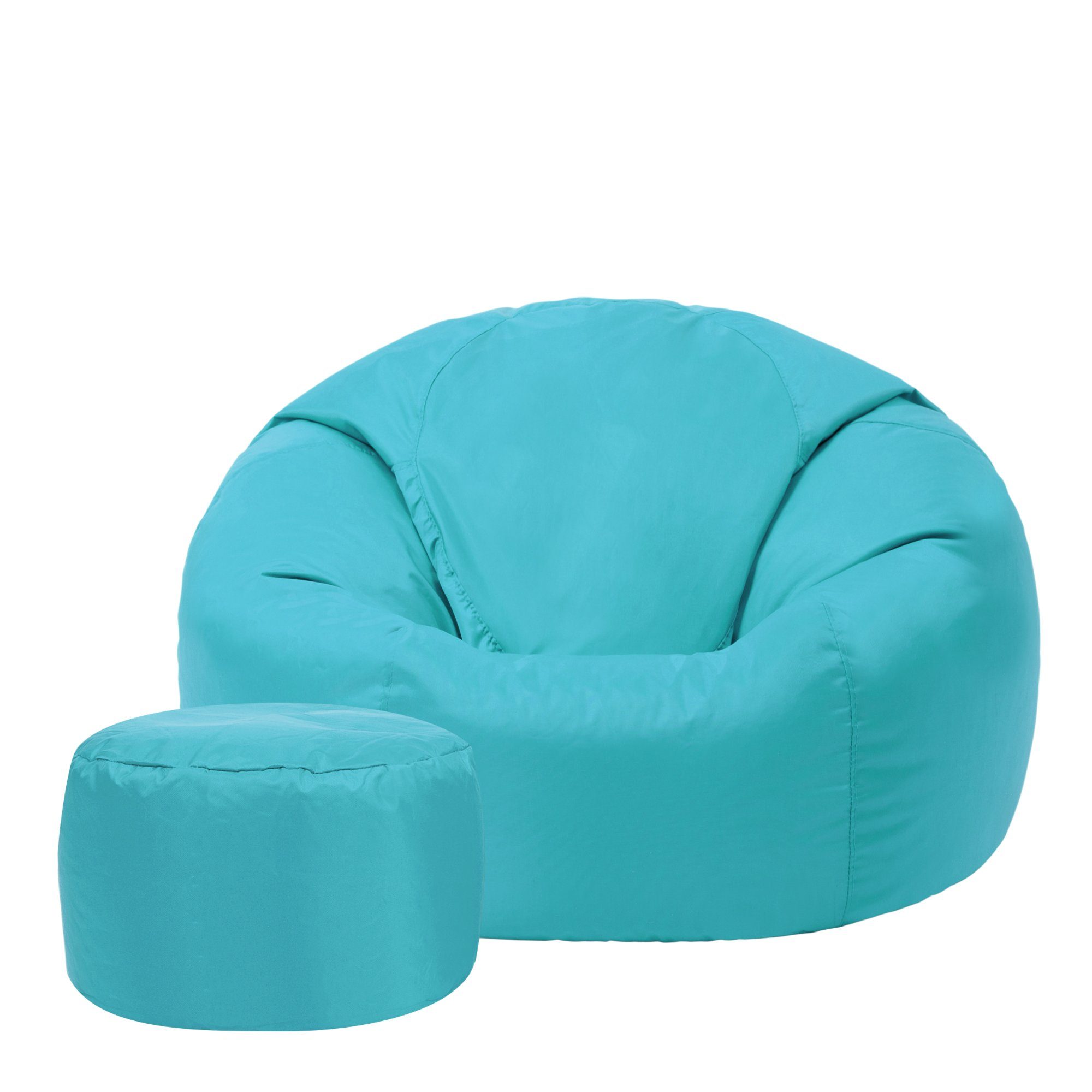 Sitzpouf mit aquablau Klassischer Sitzsack Outdoor Veeva Sitzsack