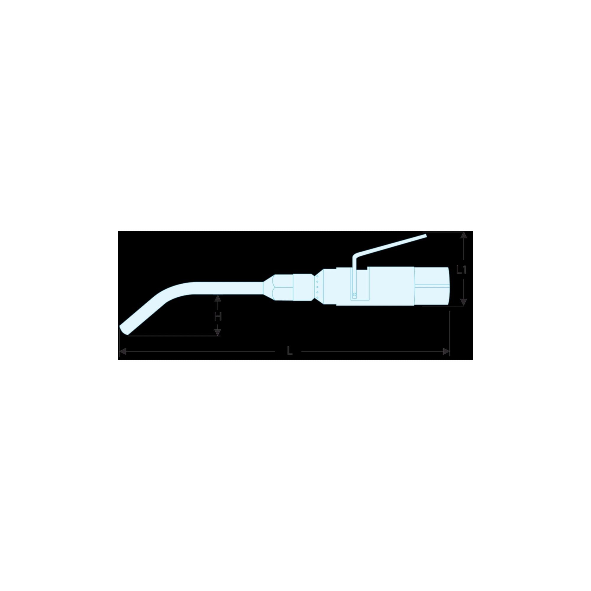 Facom Ausblaspistole Facom Druckluft-Ausblaspistole Strahldruck 2 bar Anschlussgewinde 1/4"
