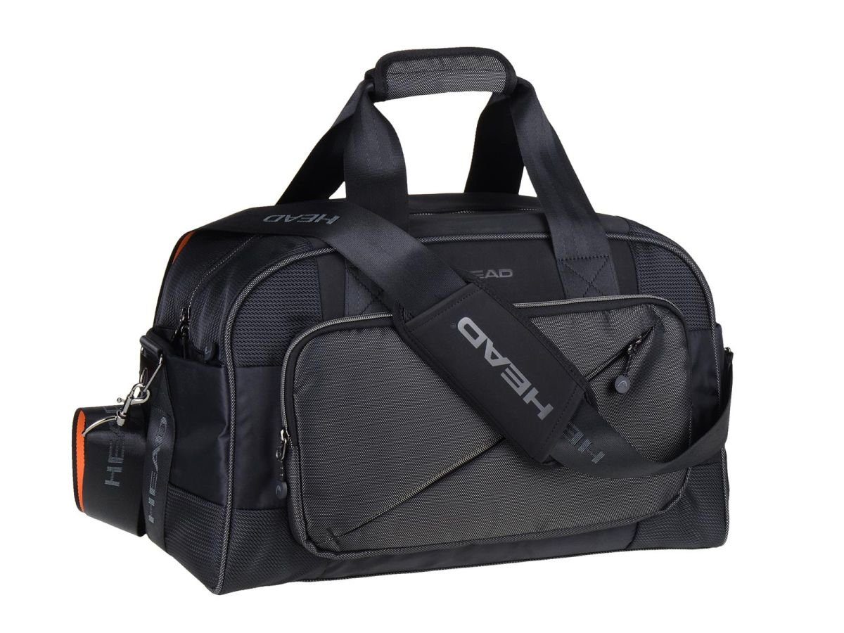 Head Reisetasche Lead, RFID kleine Reißverschlussfach Sporttasche Laptopfach, 48cm, Schutz