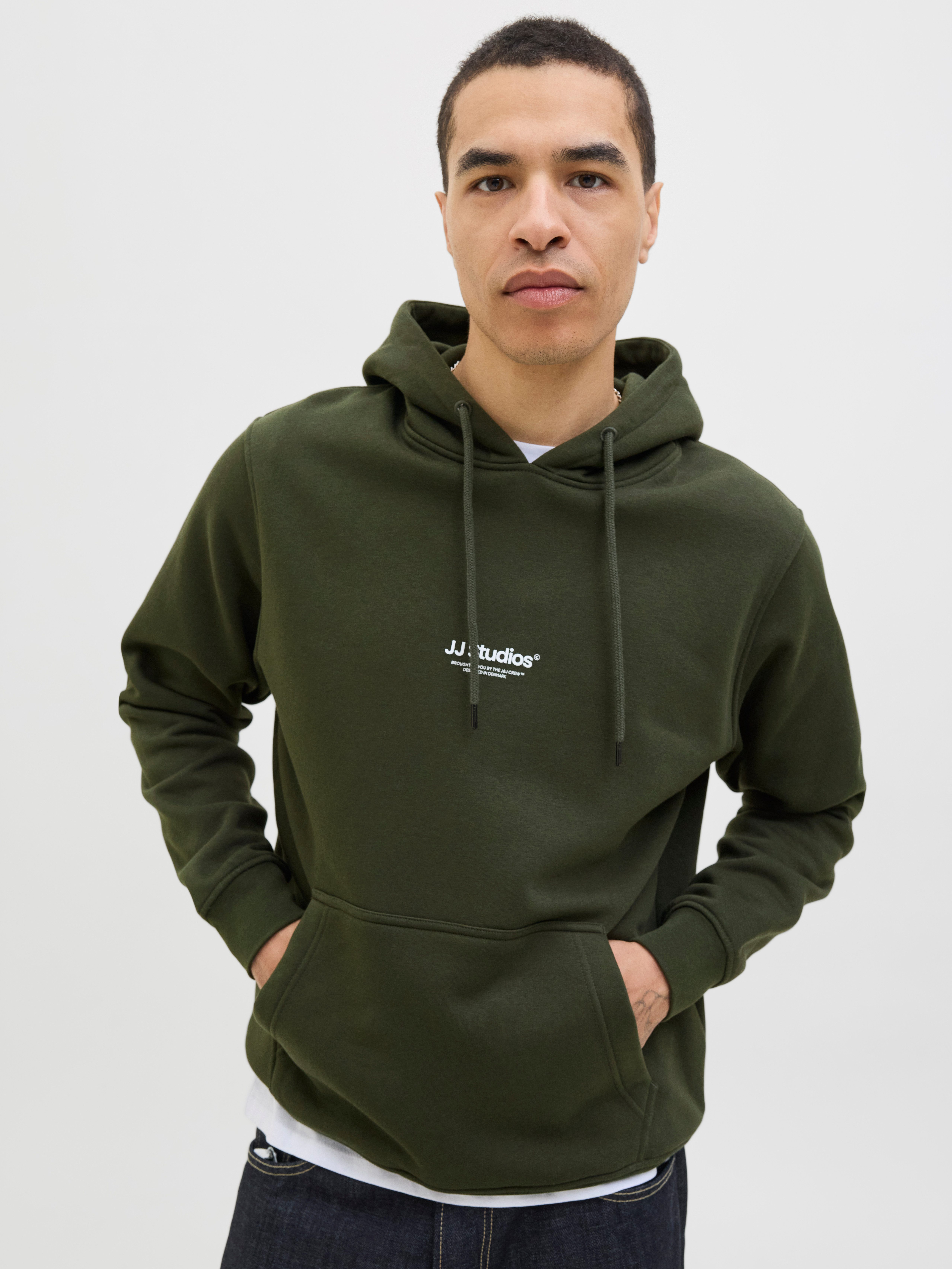 Jack & Jones Kapuzensweatshirt JJESOHO SWEAT HOOD NOOS Baumwollmischung, re günstig online kaufen