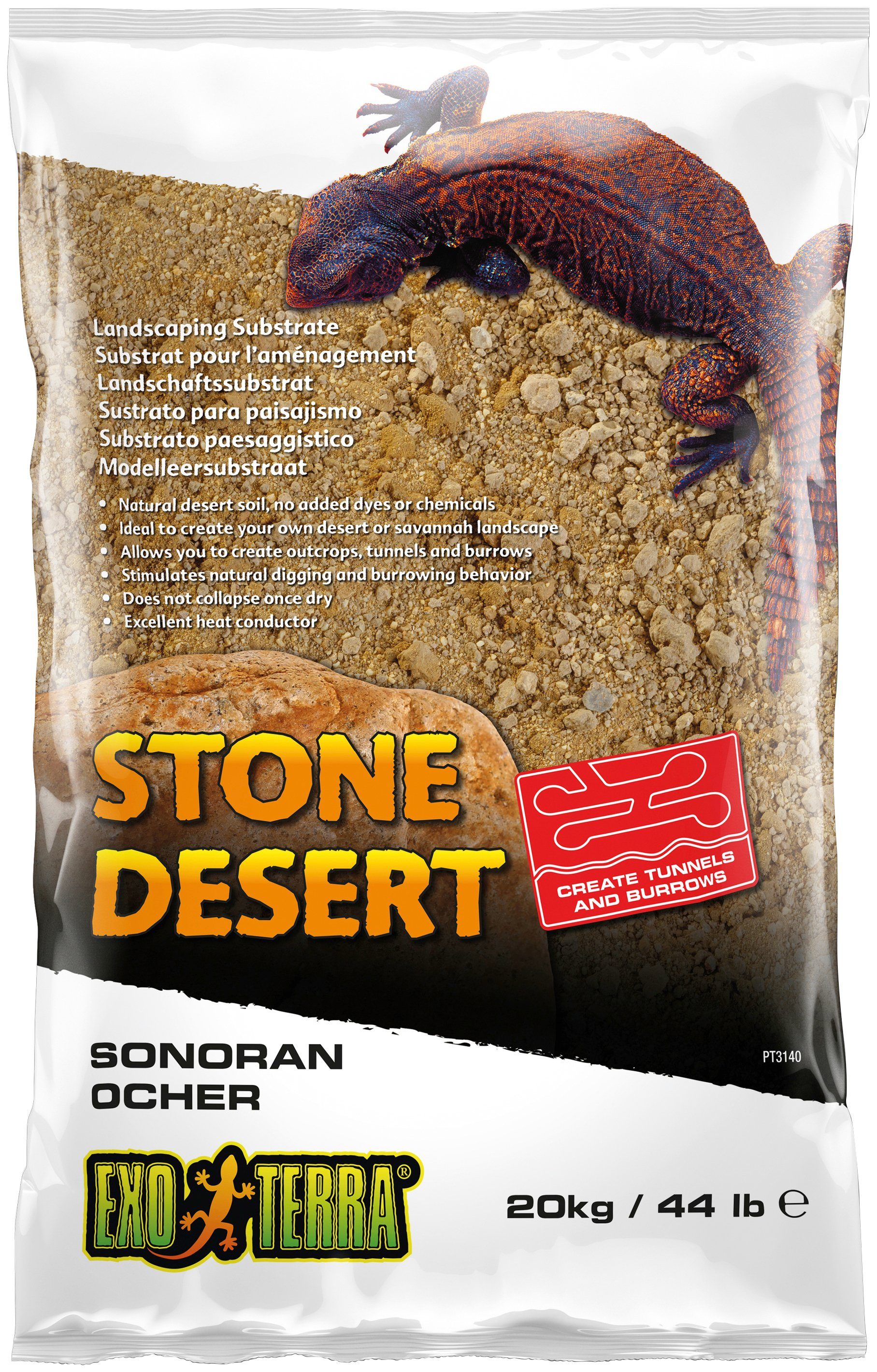 Exo Terra TerrarienSubstrat »EX Sonoran Ocher Stone Desert«, 20 kg online kaufen OTTO