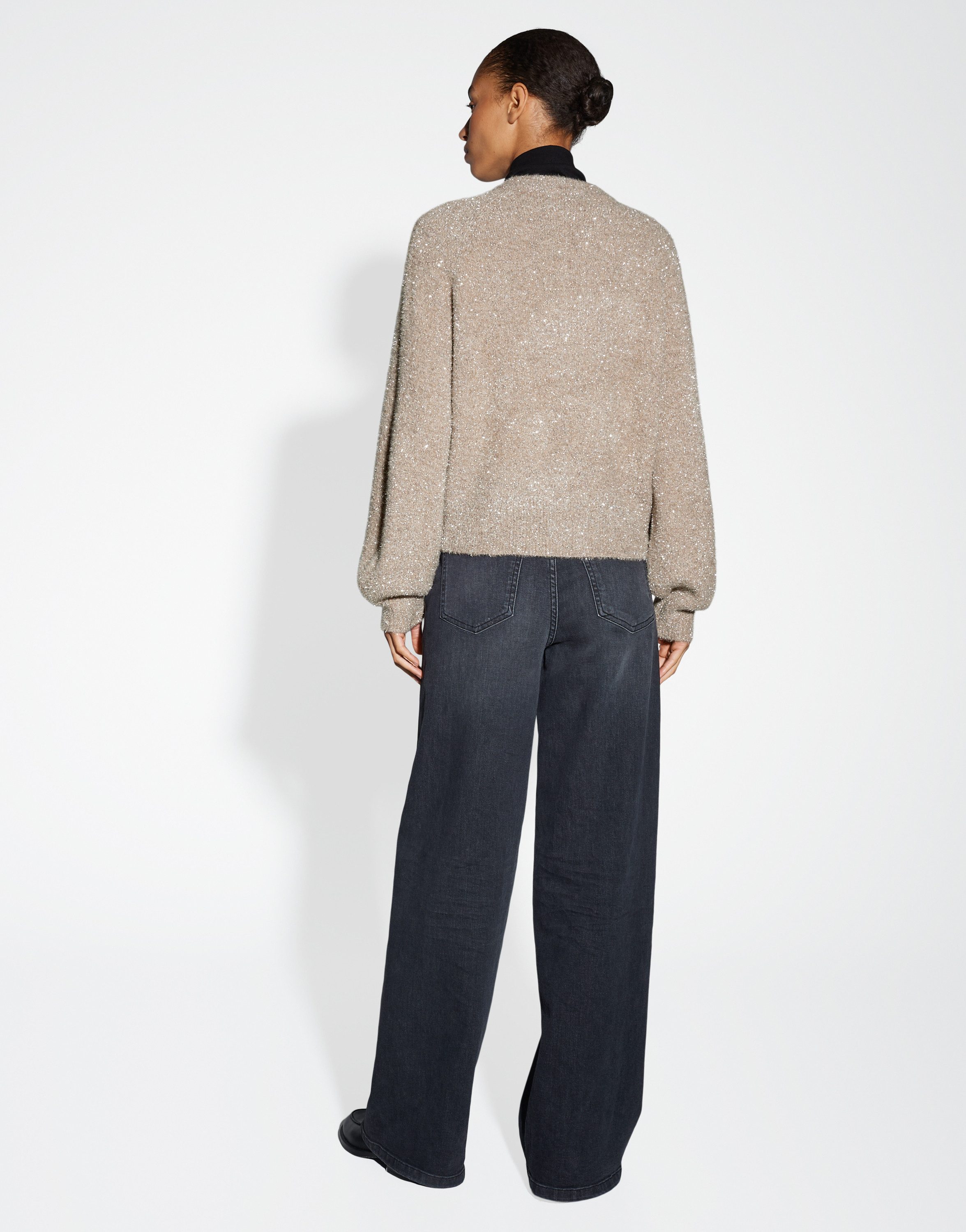 OPUS Strickjacke DOSMIC Regular mit flauschigem Effektgarn günstig online kaufen