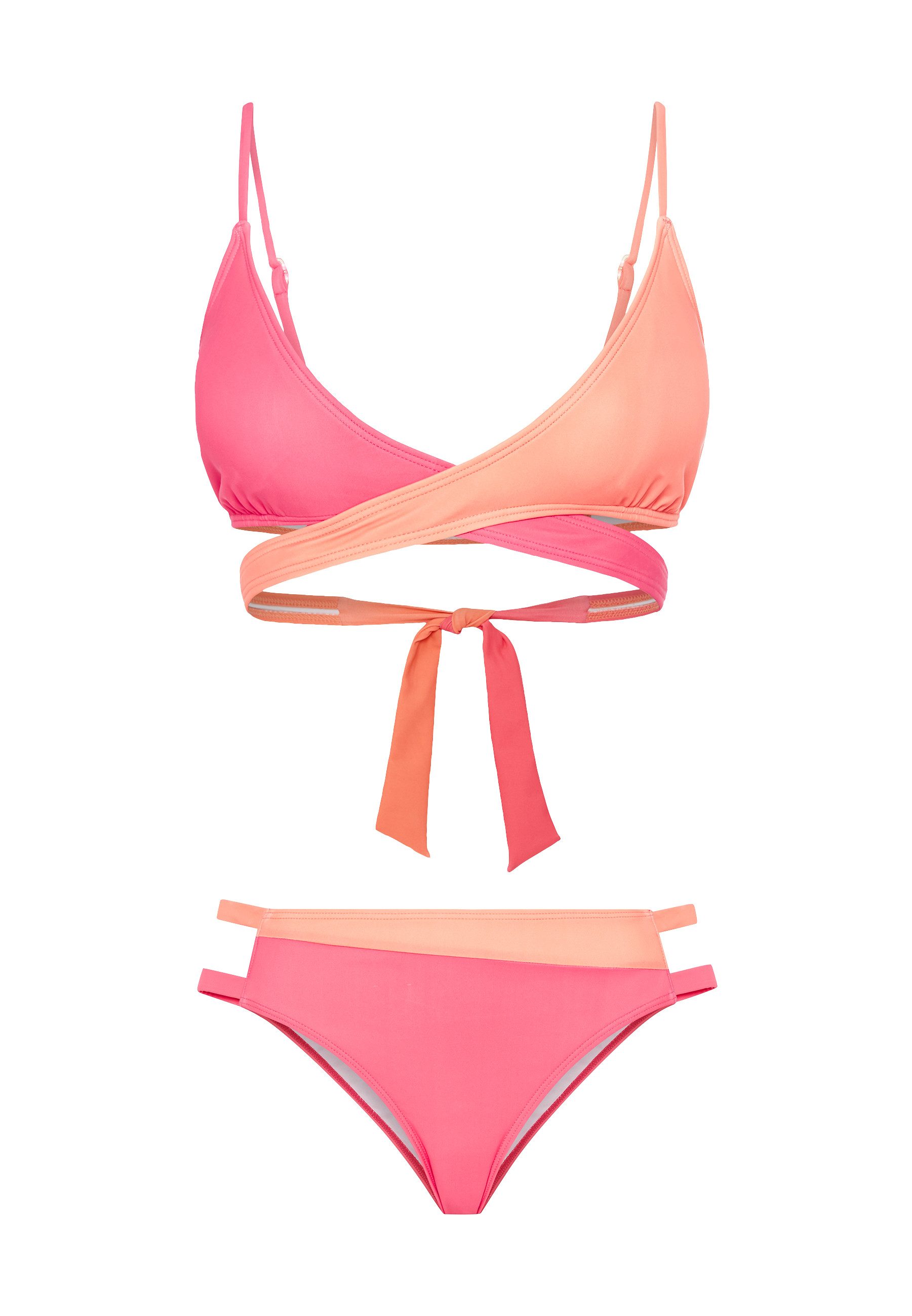 LSCN by LASCANA Triangel-Bikini Auri (Set) in Colourblock-Optik