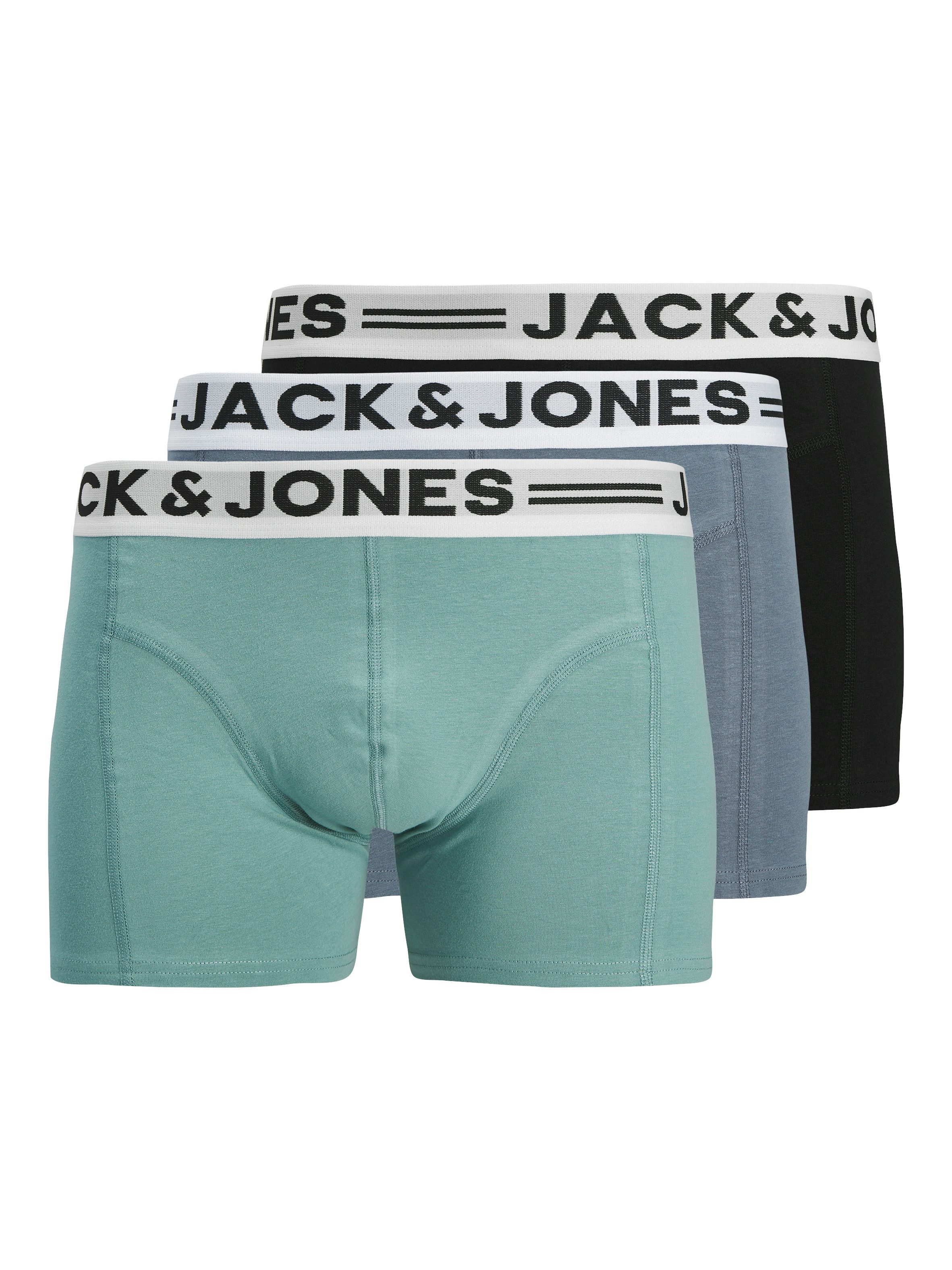 Jack & Jones Boxer Sense Trunks (Packung, 3-St., 3er-Pack) Baumwollmischung günstig online kaufen