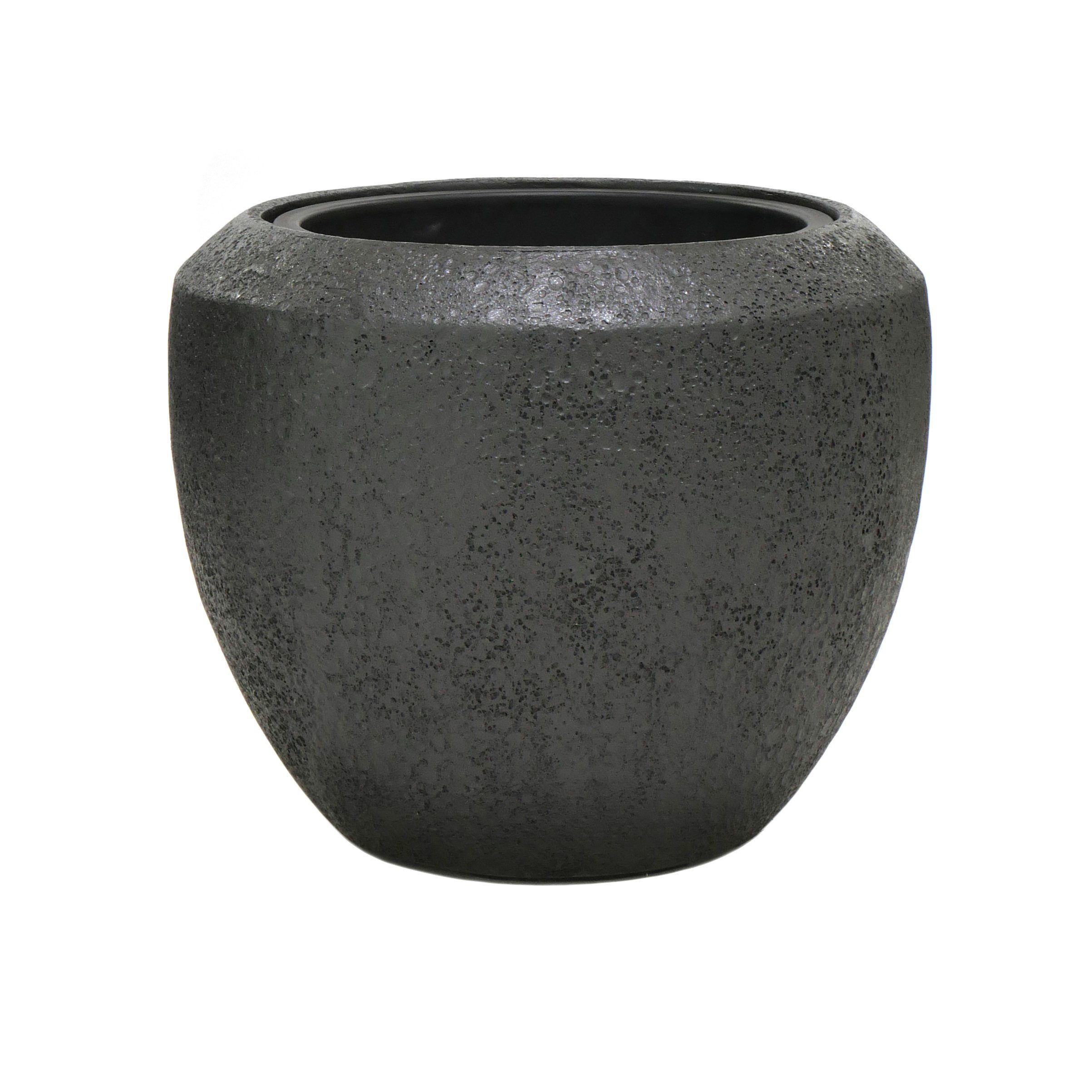 Flingora Pflanzkübel Jonte, mit Einsatz - Fiberglas - Indoor & Outdoor - Graphitschwarz - Ø 40 cm. € 114,95, (€ 114,95 pro 1 Stk).