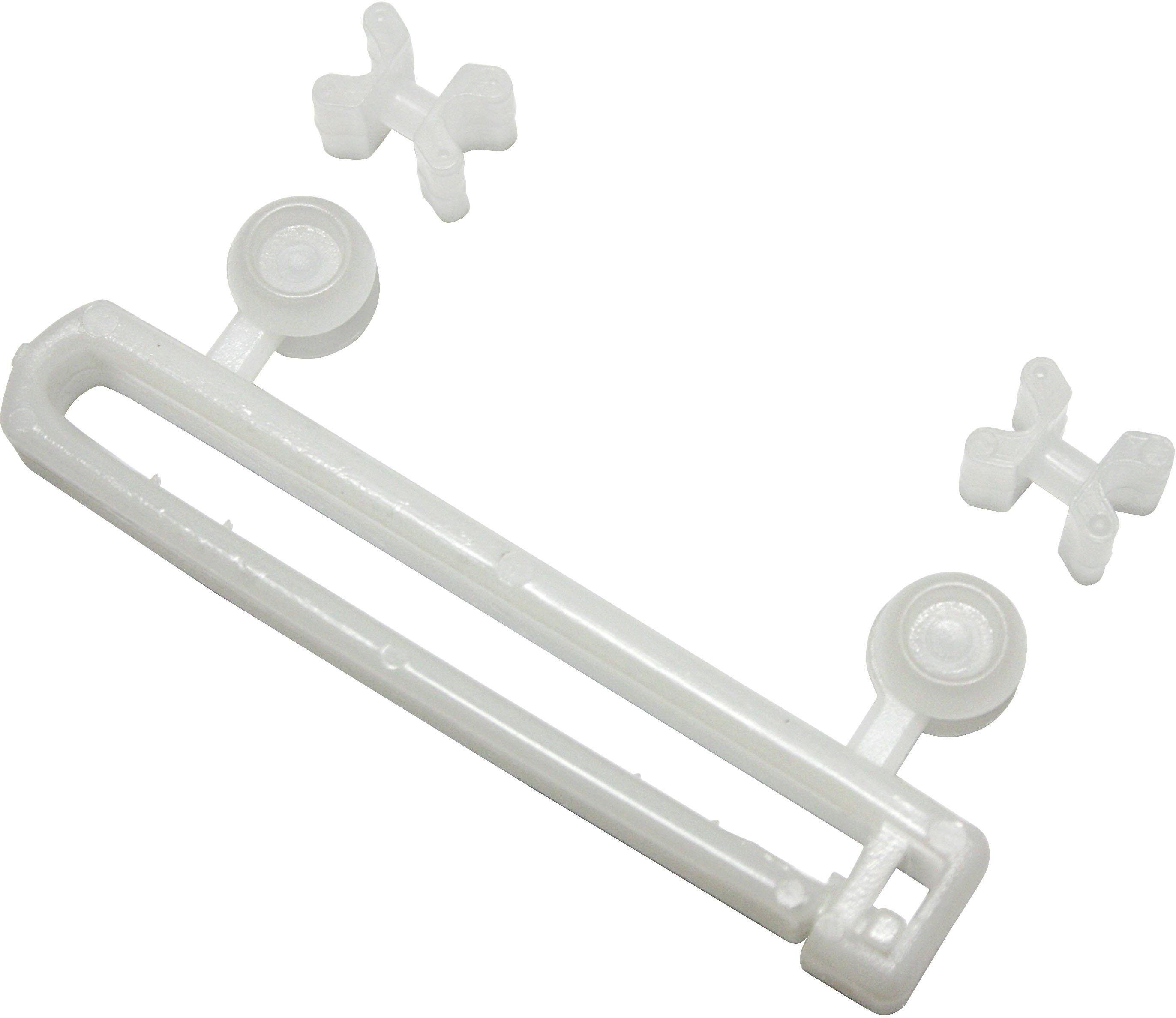 GARDINIA Klick-Gleiter Schlaufenleiter mit X-Gleitern und Rollen, (10-St), Serie Flächenvorhang-Technik Atlanta 3-läufig