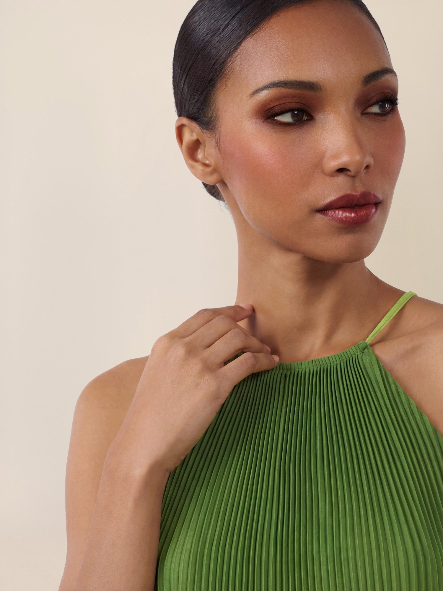 Apart Chiffonkleid mit Farbverlauf