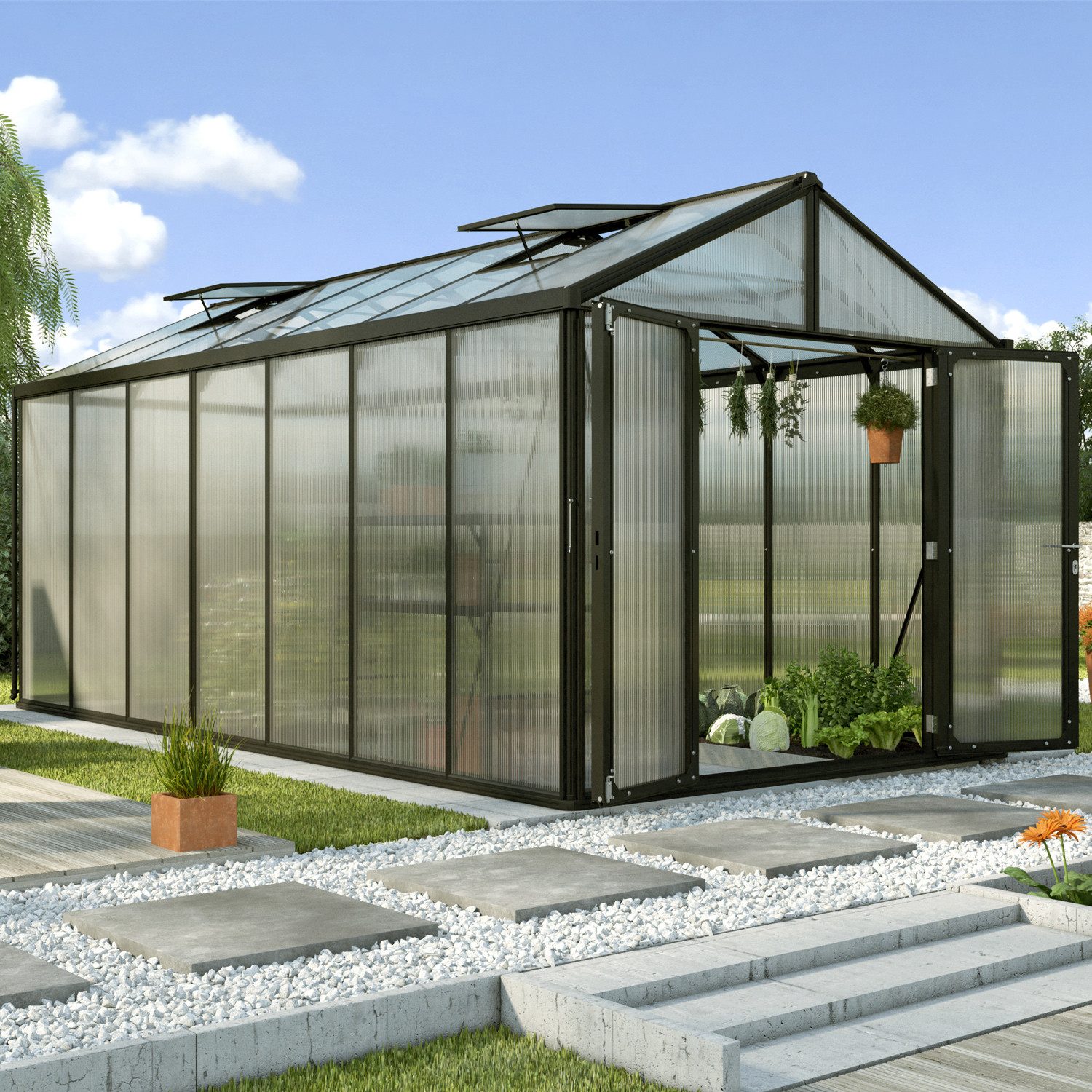 Vitavia Gewächshaus Zeus Comfort 13800,...