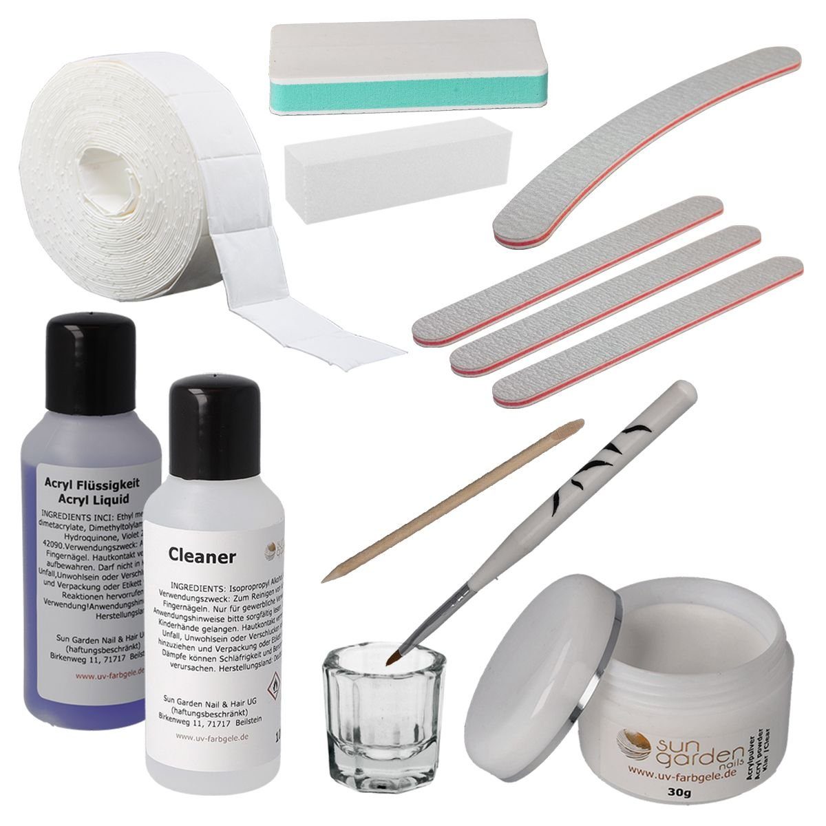 Nagellack-Set Acryl Starterset - Einsteigerset