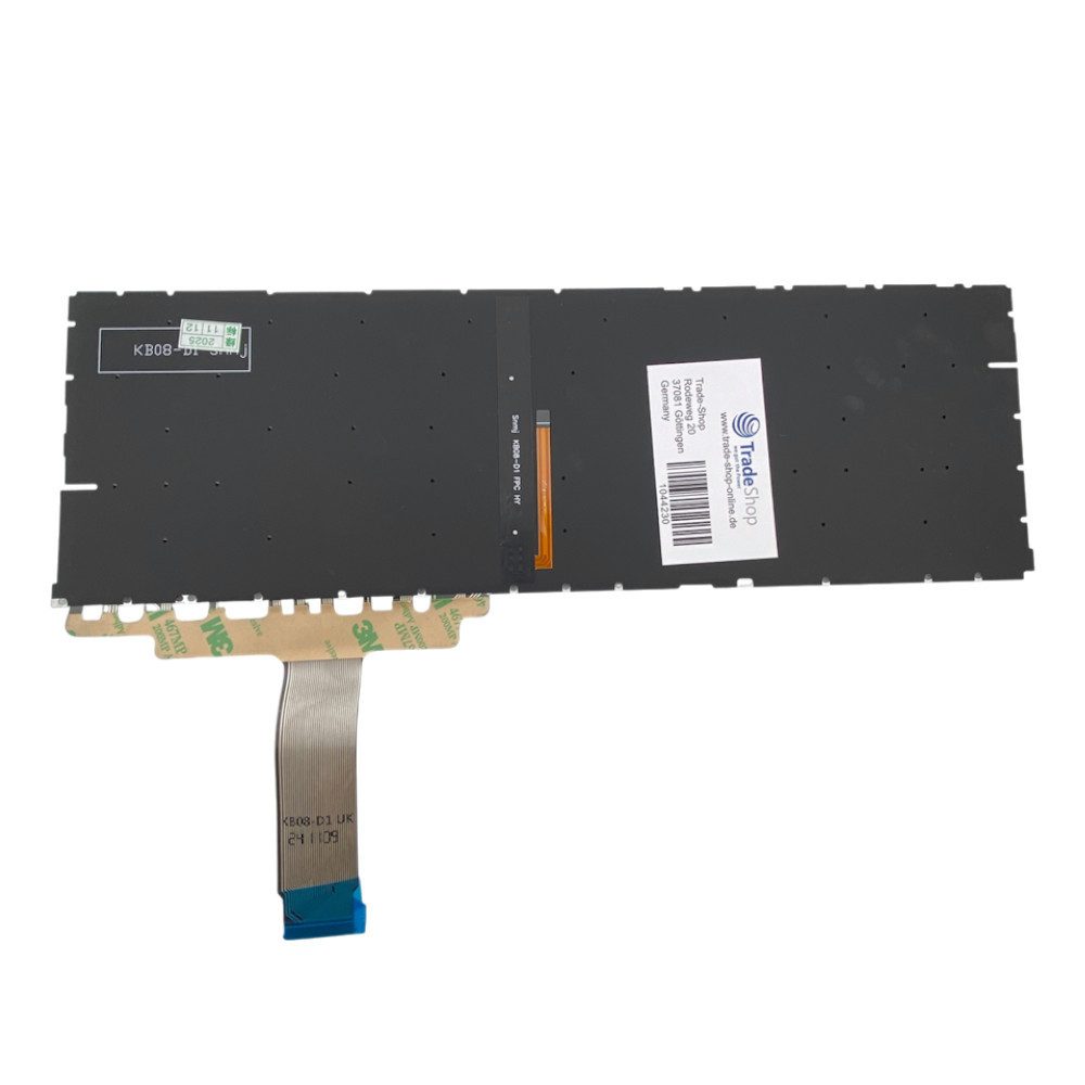 Trade-Shop Ersatzteil passend für HP M20A5, AEX8QE03010 Tastatur (Tasten: Deutsch, QWERTZ / Farbe: Schwarz / mit Hintergrundbeleuchtung)