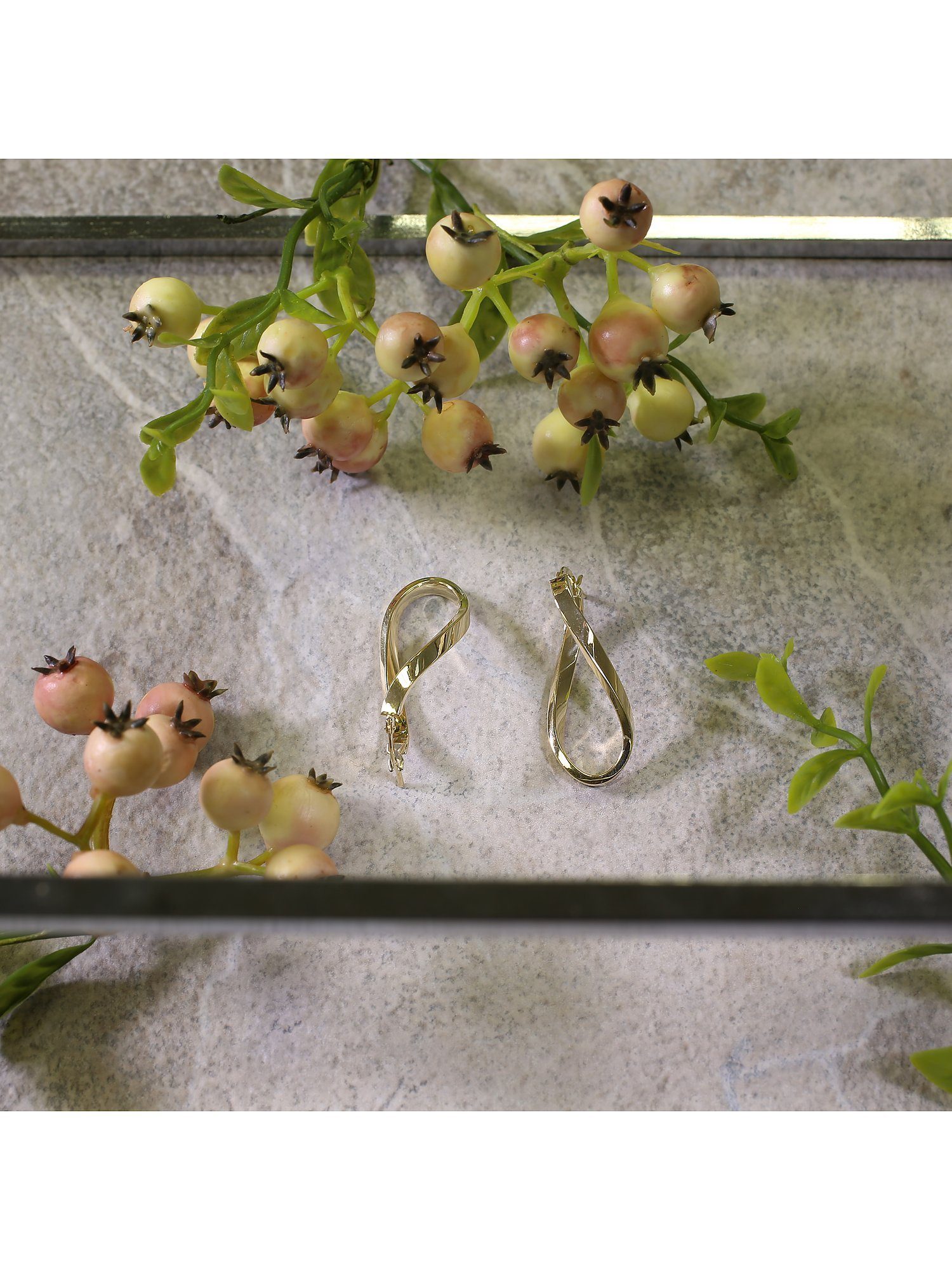 CHRIST Paar Creolen CHRIST Damen-Creolen 375er Gelbgold (Paar) günstig online kaufen