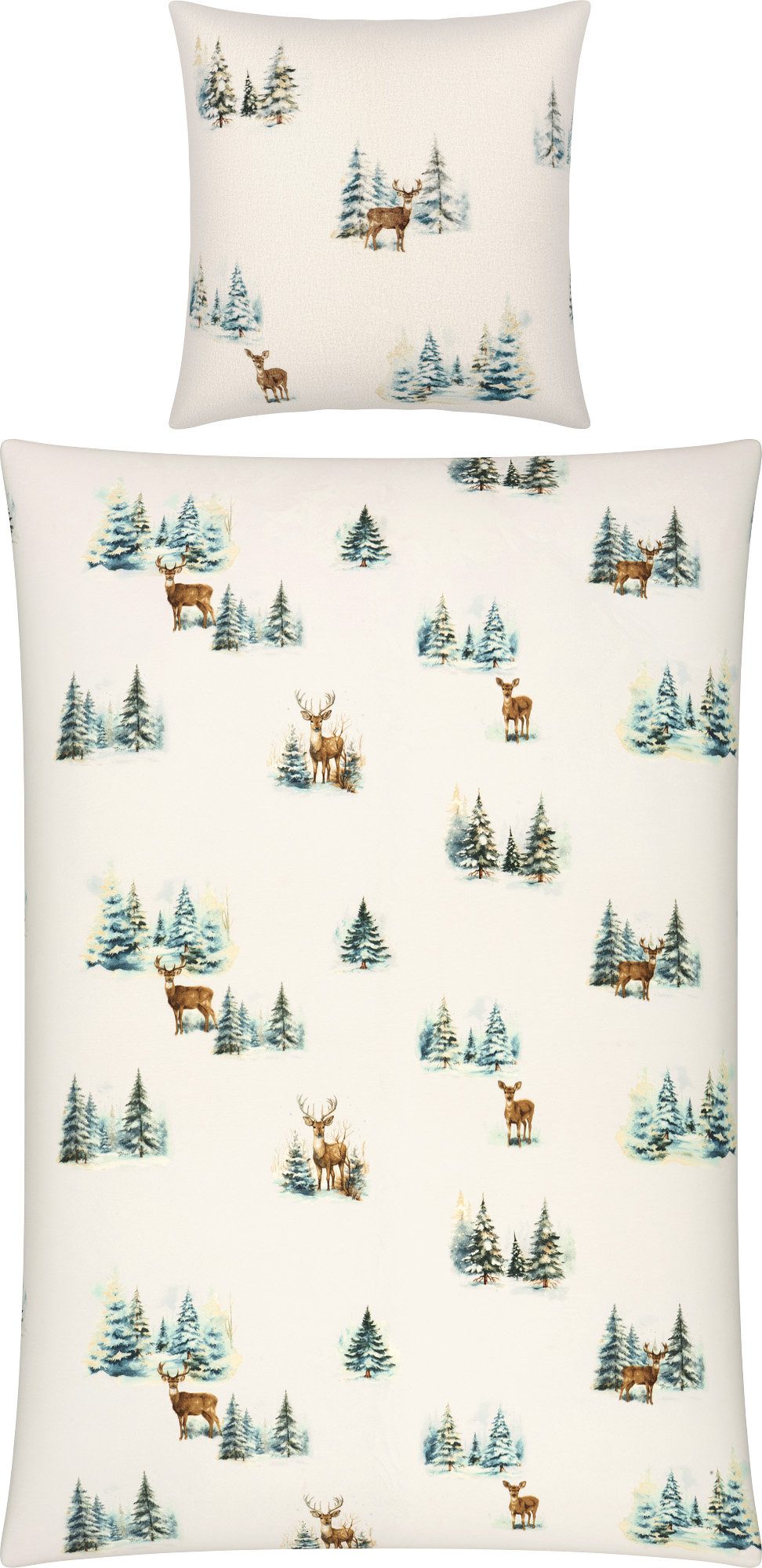 REDBEST Bettwäsche Bettwäsche, Biber, Flanell Tiermotive: günstig online kaufen