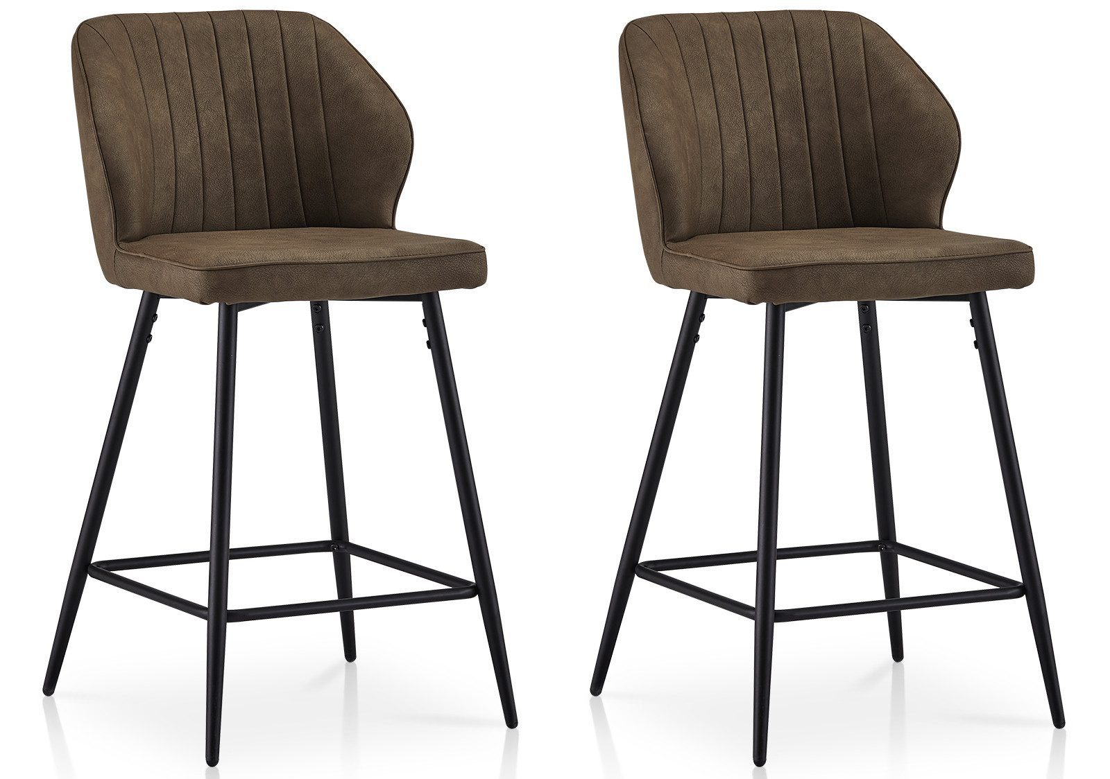 Ofcasa Barhocker Kunstlederbarstuhl (2er Set), Gepolsterte günstig online kaufen