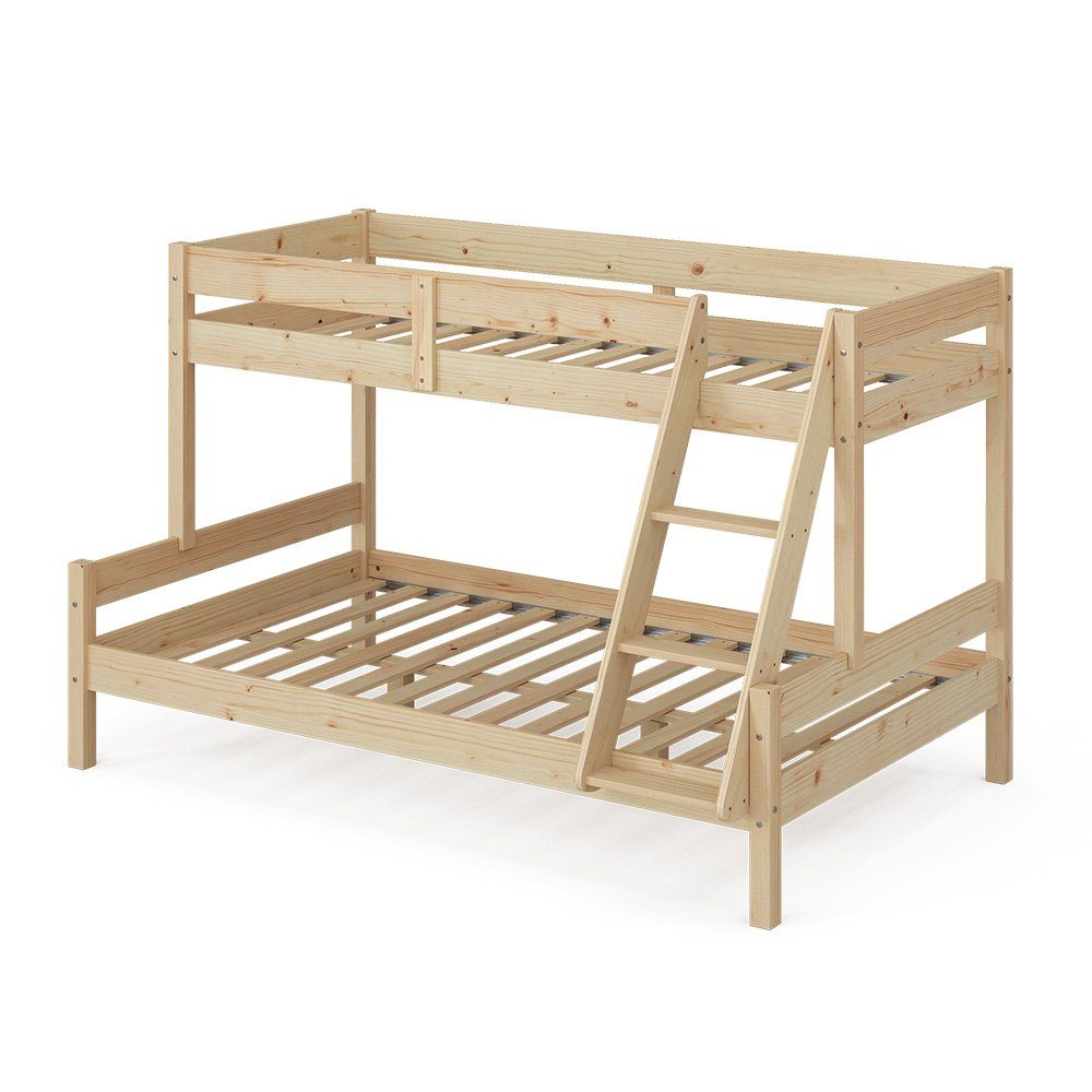 VitaliSpa® Etagenbett Everest, Naturholz, 120x200 / günstig online kaufen