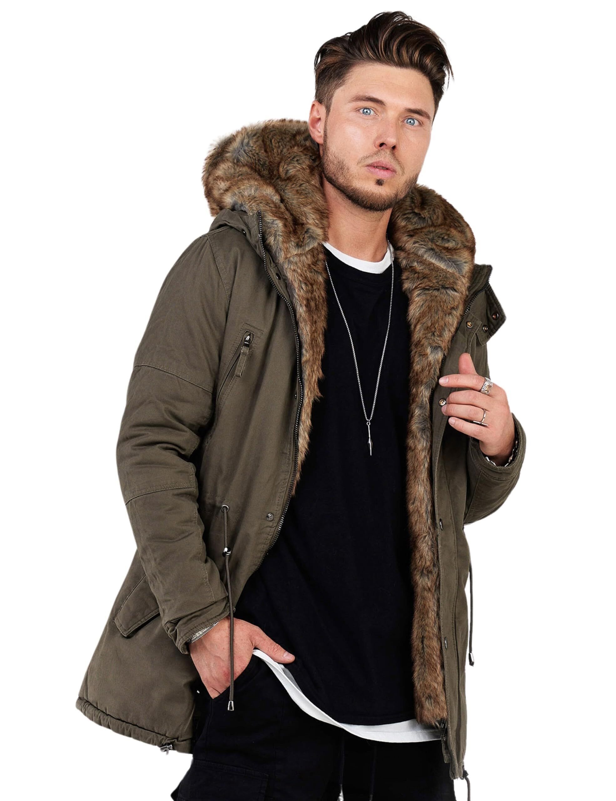 SOULSTAR Parka MJDAKOTA Herren Winterjacke Wintermantel Steppjacke mit Kapu günstig online kaufen