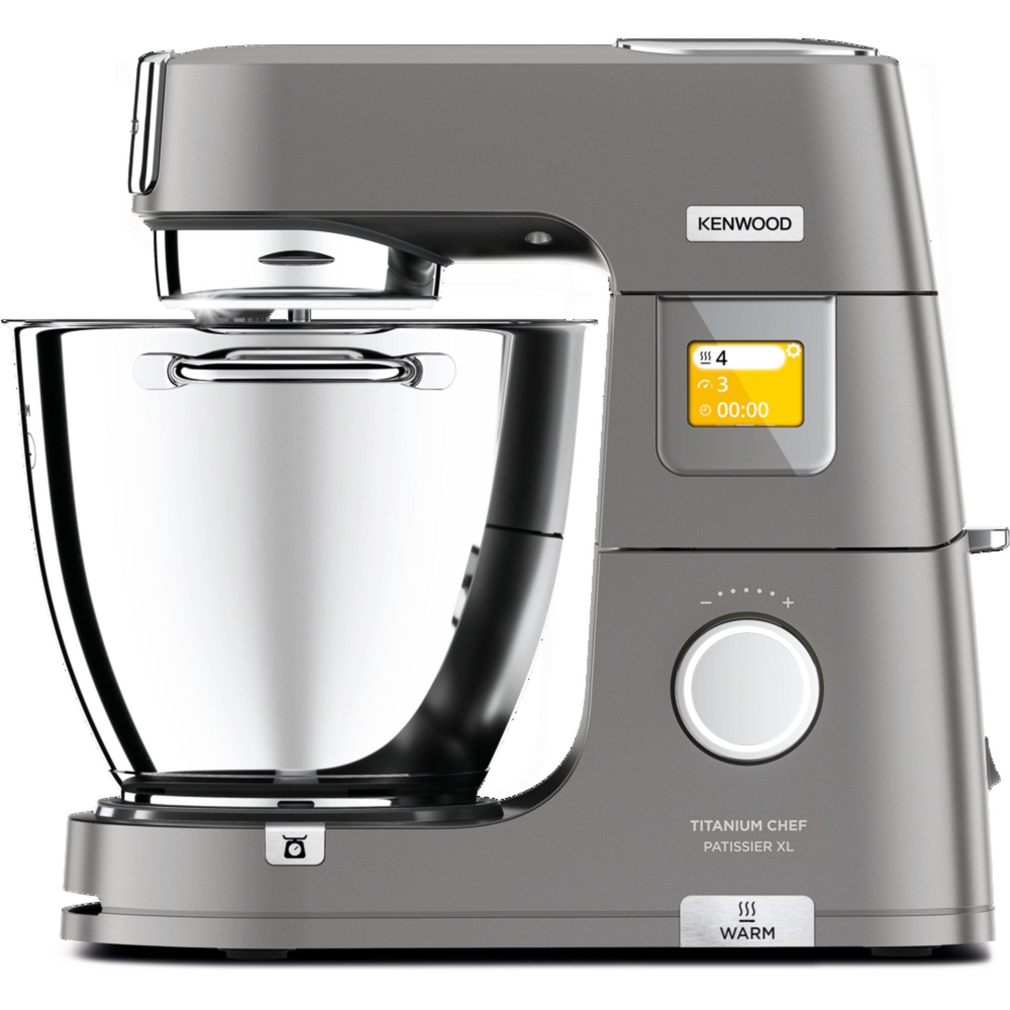 KENWOOD Küchenmaschine Titanium Chef Patissier XL Küchenmaschine KWL90.004SI, 1400 W, 7 l Schüssel