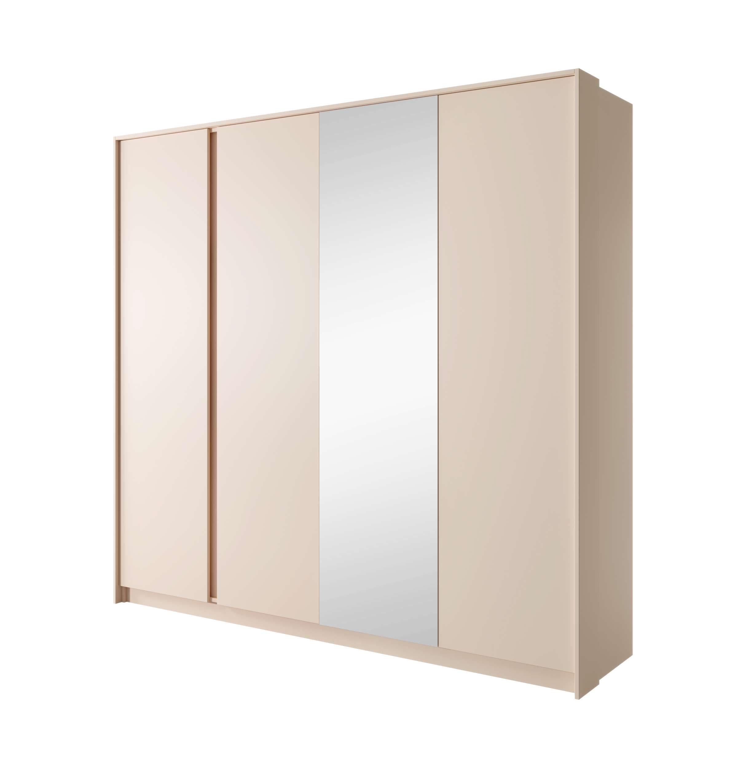 99rooms Drehtürenschrank Dara (Kleiderschrank, Schrank) Modern Design, mit viel Stauraum, wahlweise mit LED-Beleuchtung
