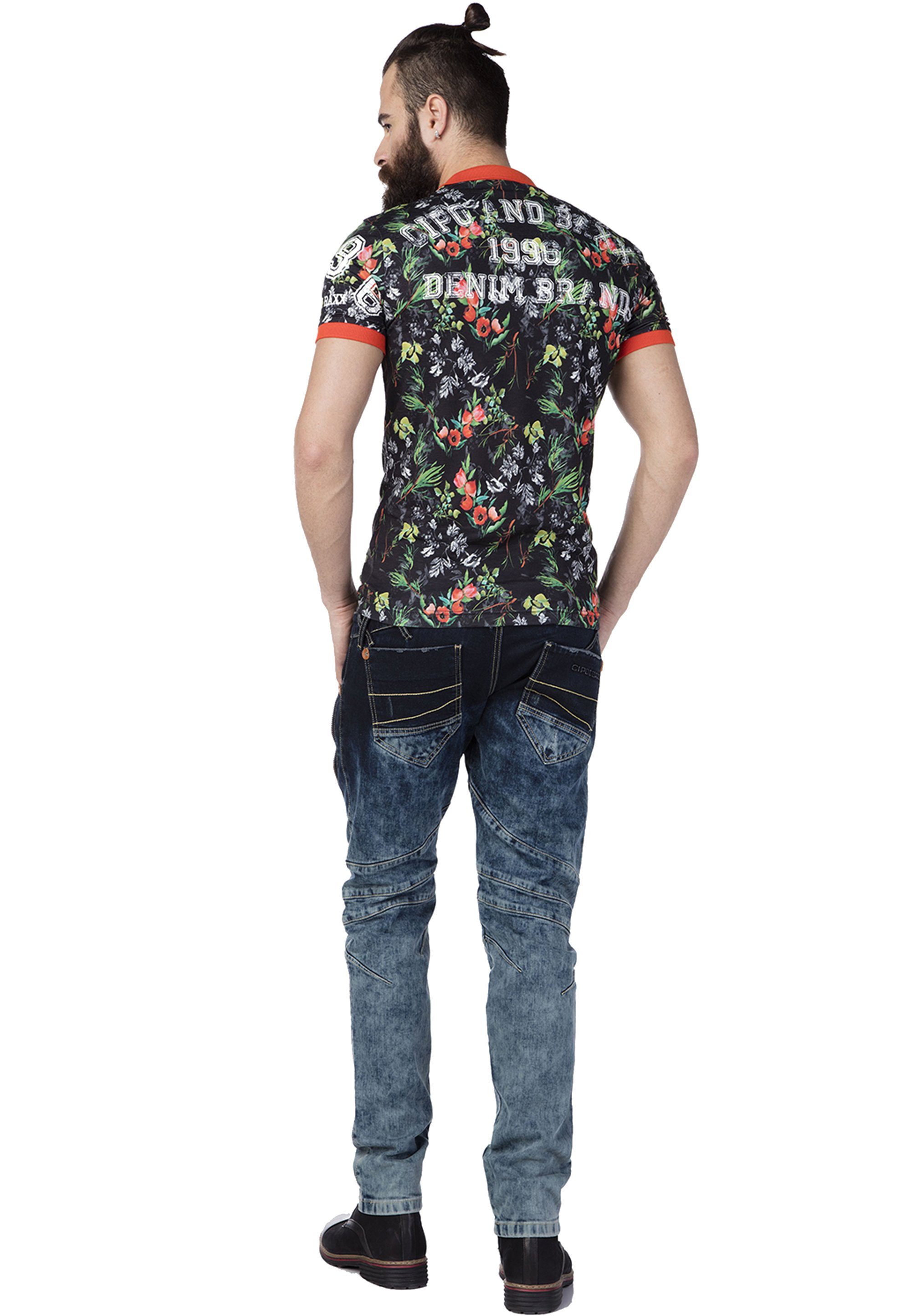 Baxx & Doppelbund Bequeme Cipo stylischem Jeans mit