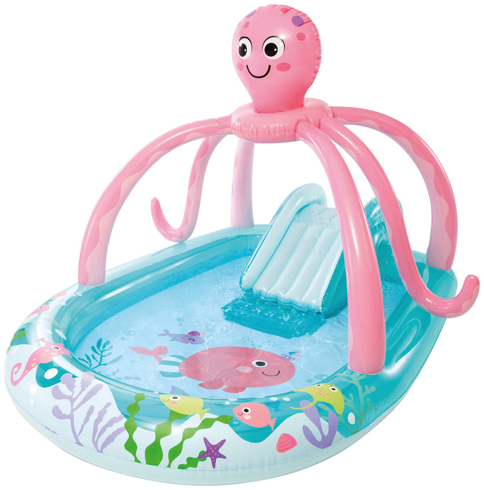 Intex Aufblasbares Spielhaus FRIENDLY OCTOPUS PLAY CENTER