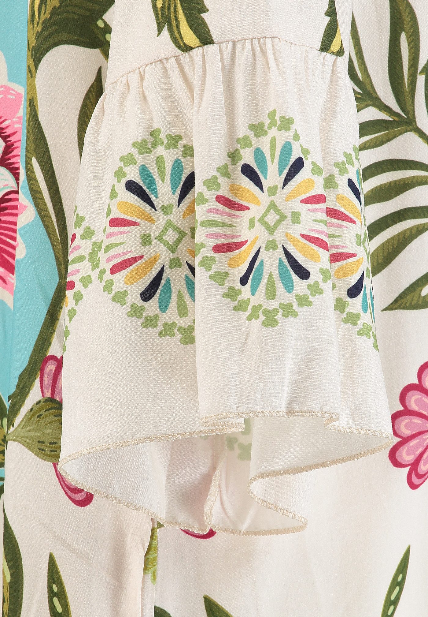 Key Largo Druckkleid WD BOHO v-neck (1-tlg)