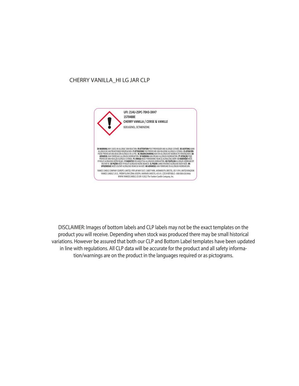 Yankee Candle Duftkerze Yankee Candle Duftkerze Großes Glas Cherry Vanilla günstig online kaufen