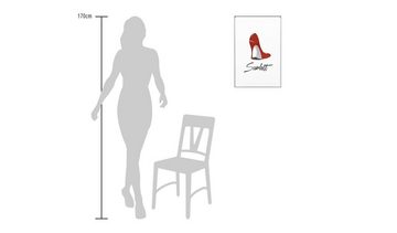 KUNSTLOFT Acrylglasbild Devil's Red High Heels 40x60x3.2 cm, handgefertigtes 3D Wandbild
