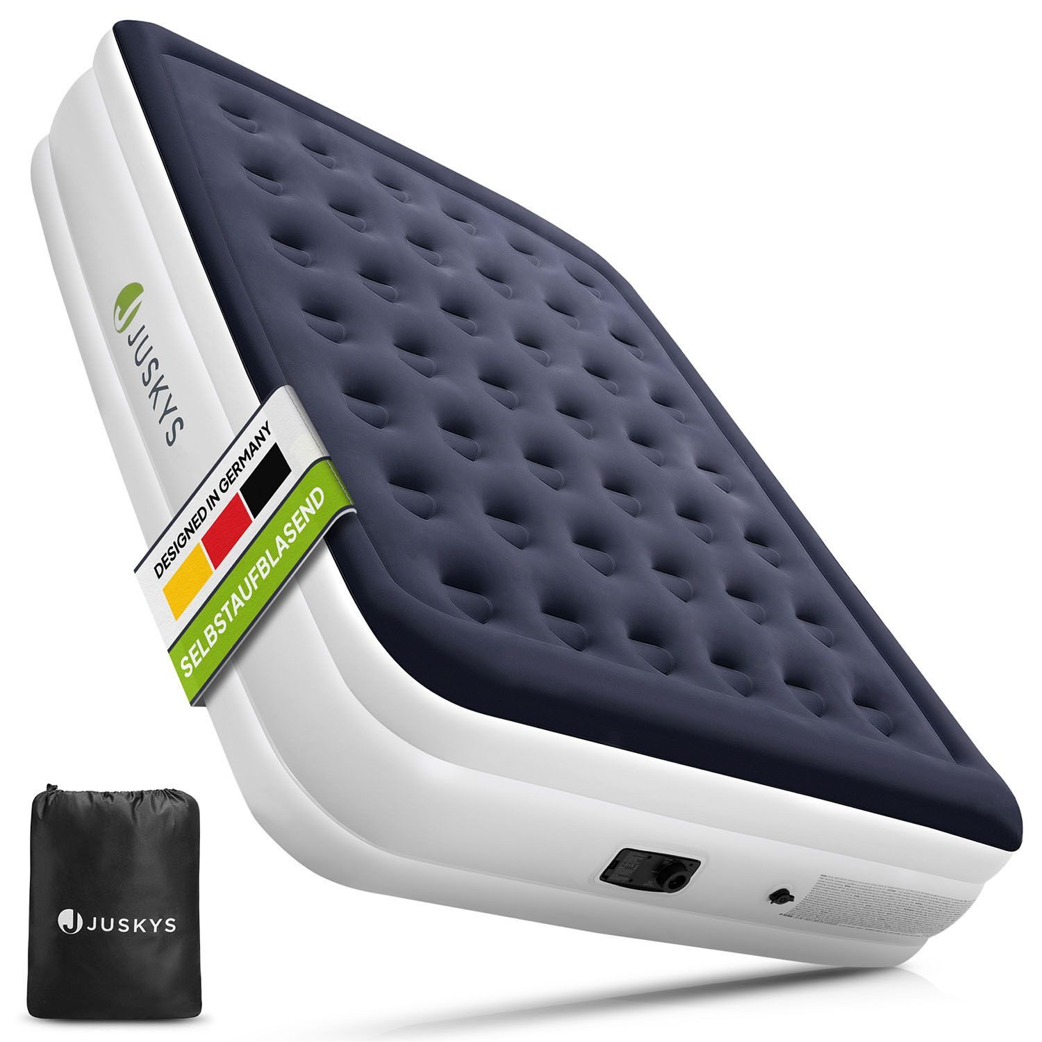 Juskys Luftmatratze Sapri L, Doppel-Luftbett, selbstaufblasend, wasserdicht günstig online kaufen