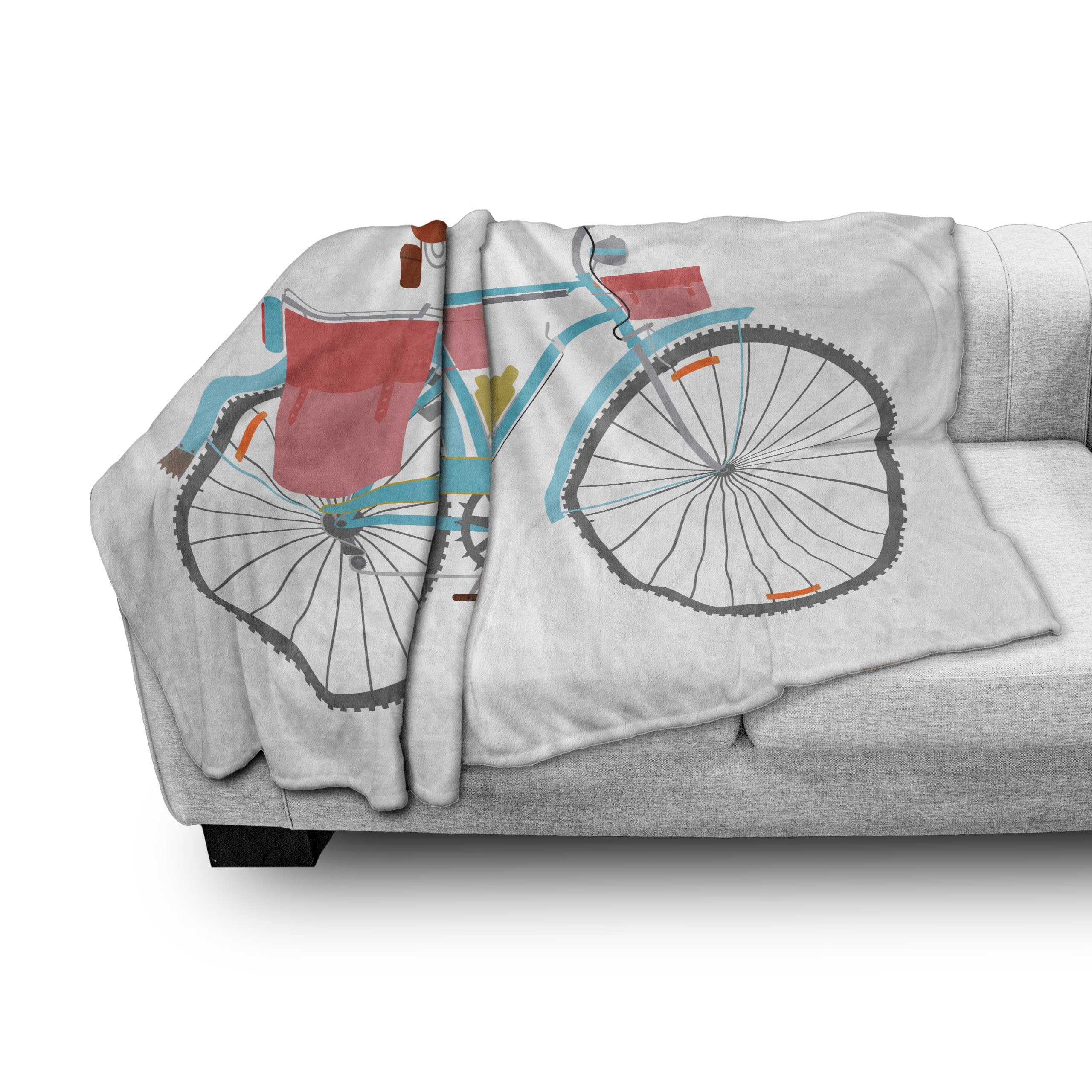 Wohndecke Gemütlicher Plüsch für Abakuhaus, den Fahrrad Außenbereich, Tour und Classic Innen- Fahrradtaschen