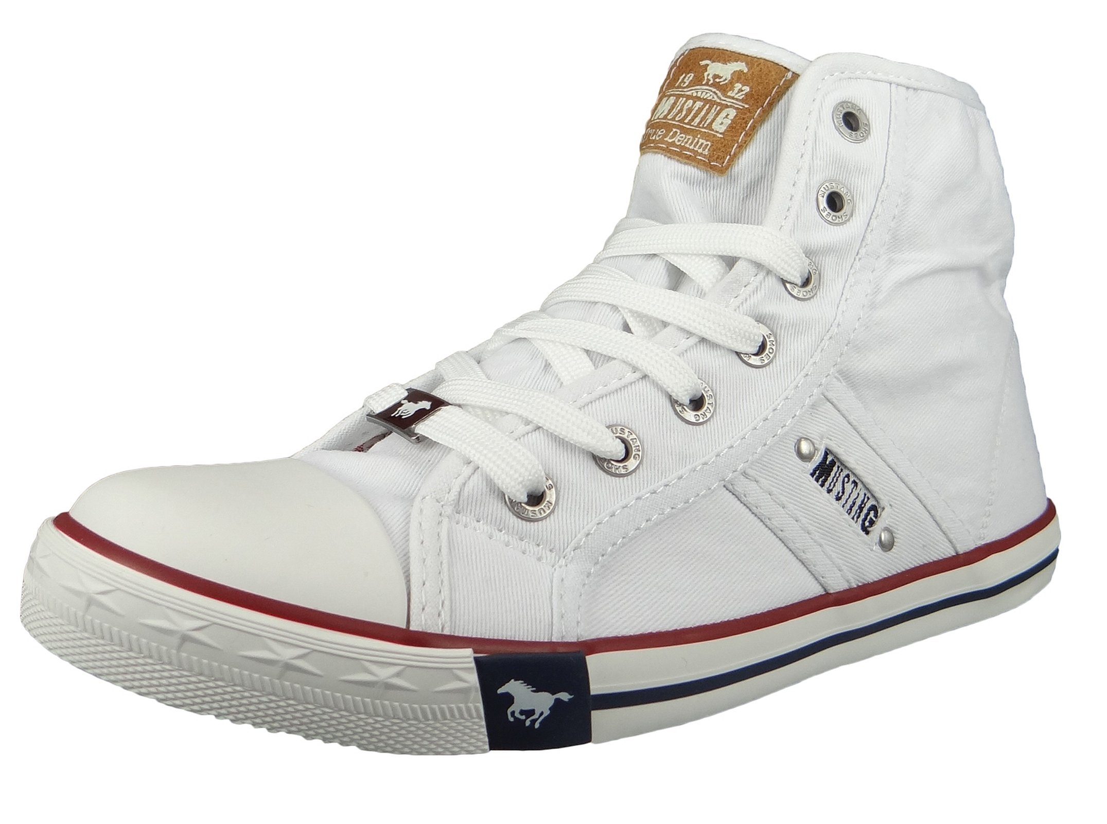 Mustang Shoes 1099502 1 White Sneaker
