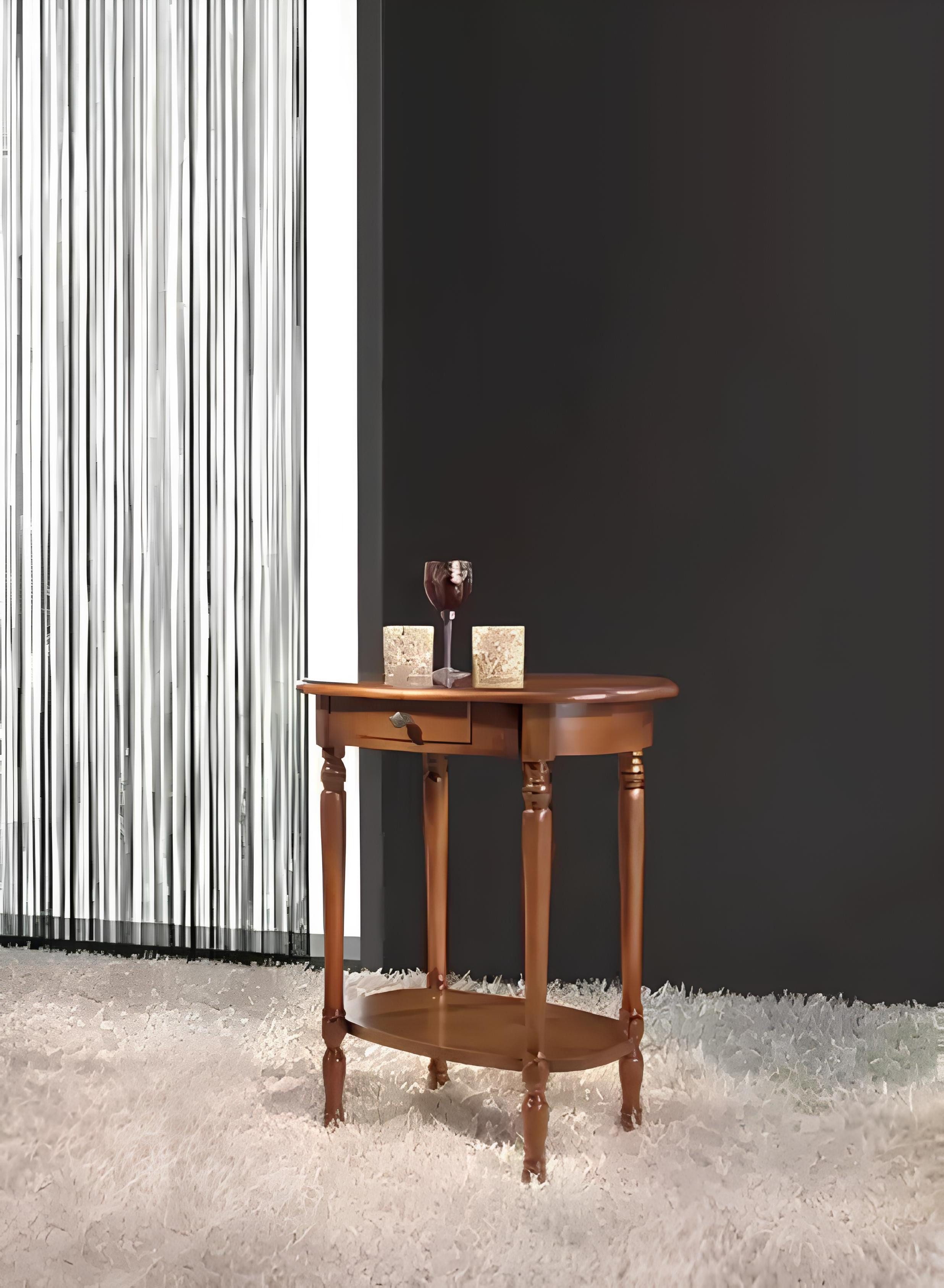 Xlmoebel Beistelltisch Luxuriöser Kaffeetisch aus massivem Holz mit elegantem Design (1-St., Couchtisch), Hergestellt in Europa