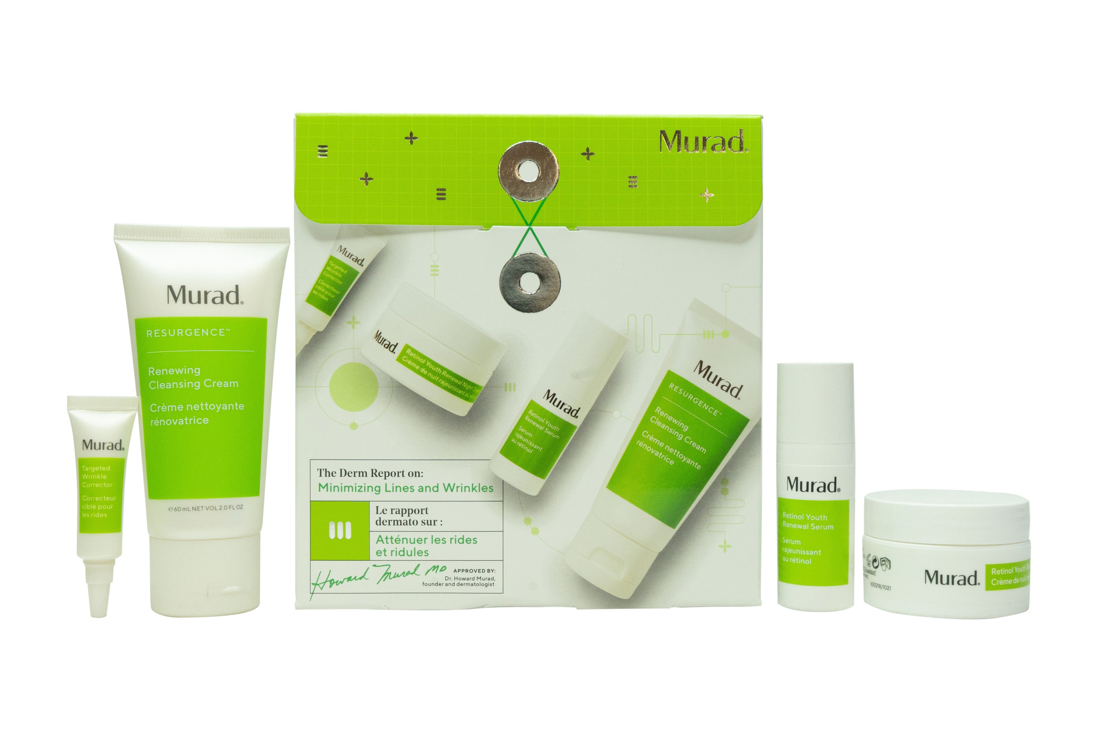 Murad Skincare Gesichtspflege-Set Murad The Derm Report Minimising Lines and Wrinkles