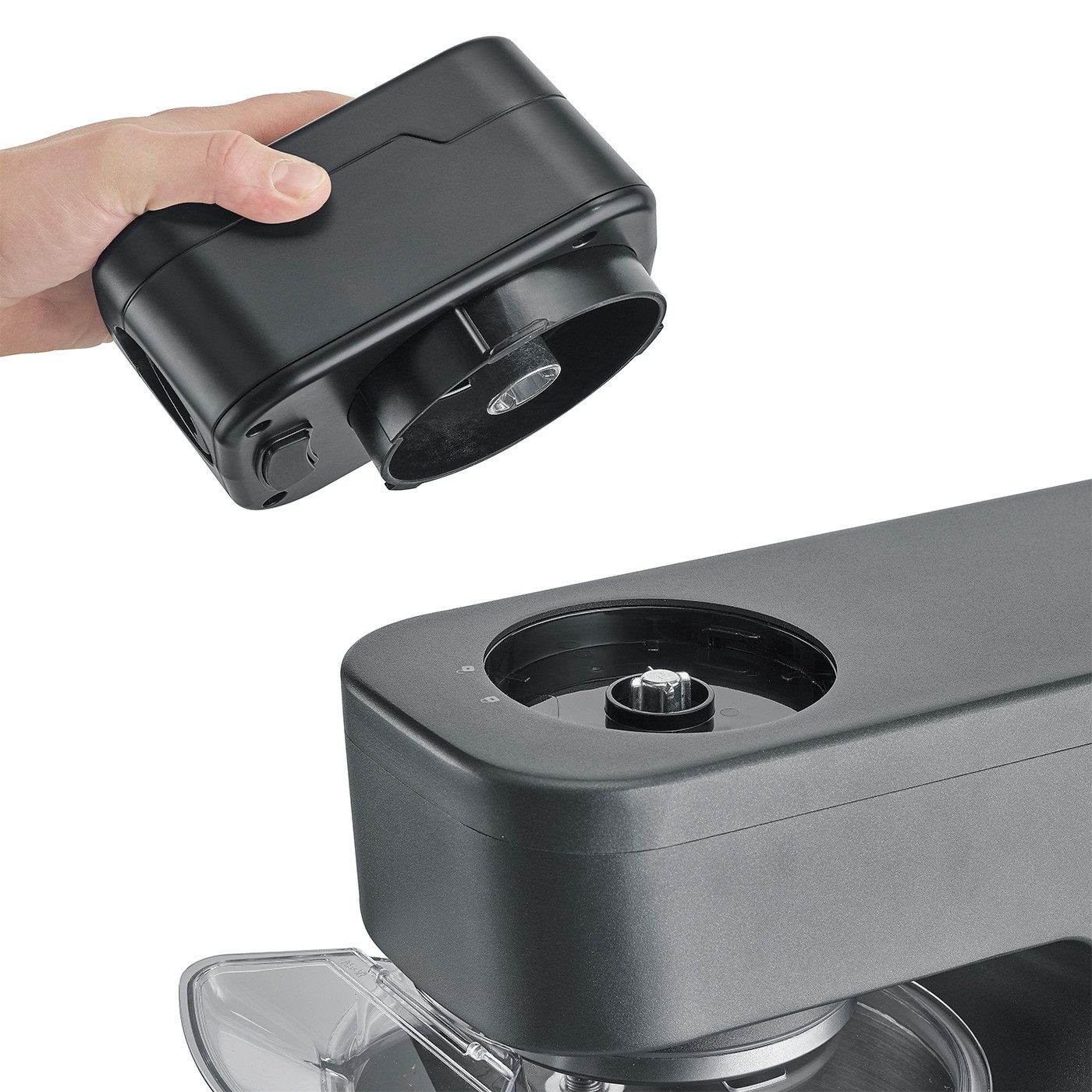 Graef Küchenmaschine, 800 W, Hochwertiges Vollmetall-Getriebe, Robustes Gehäuse im MYestro-Design