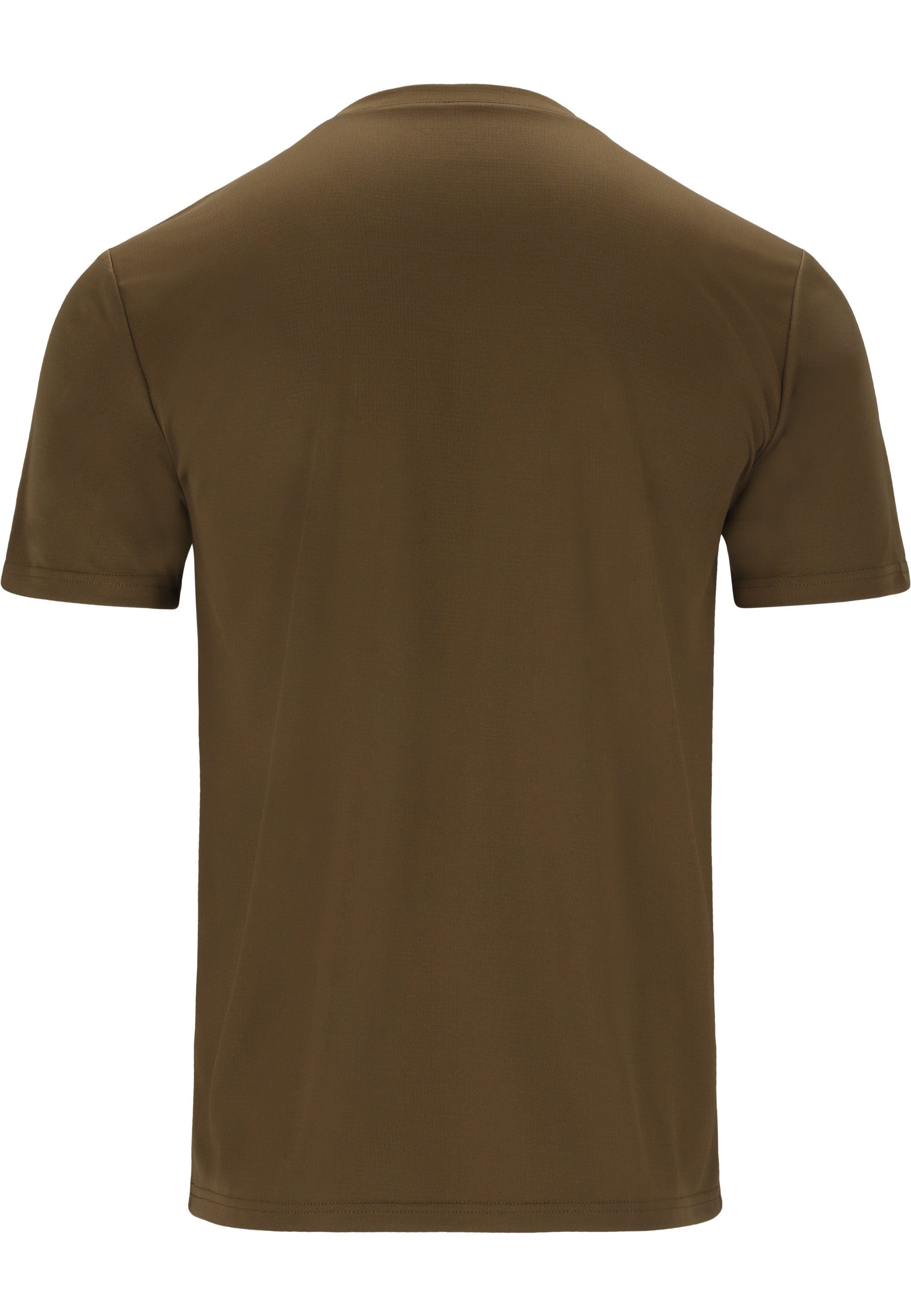 ENDURANCE Funktionsshirt VERNON (1-tlg) praktischer QUICK DRY-Technologie mit braun