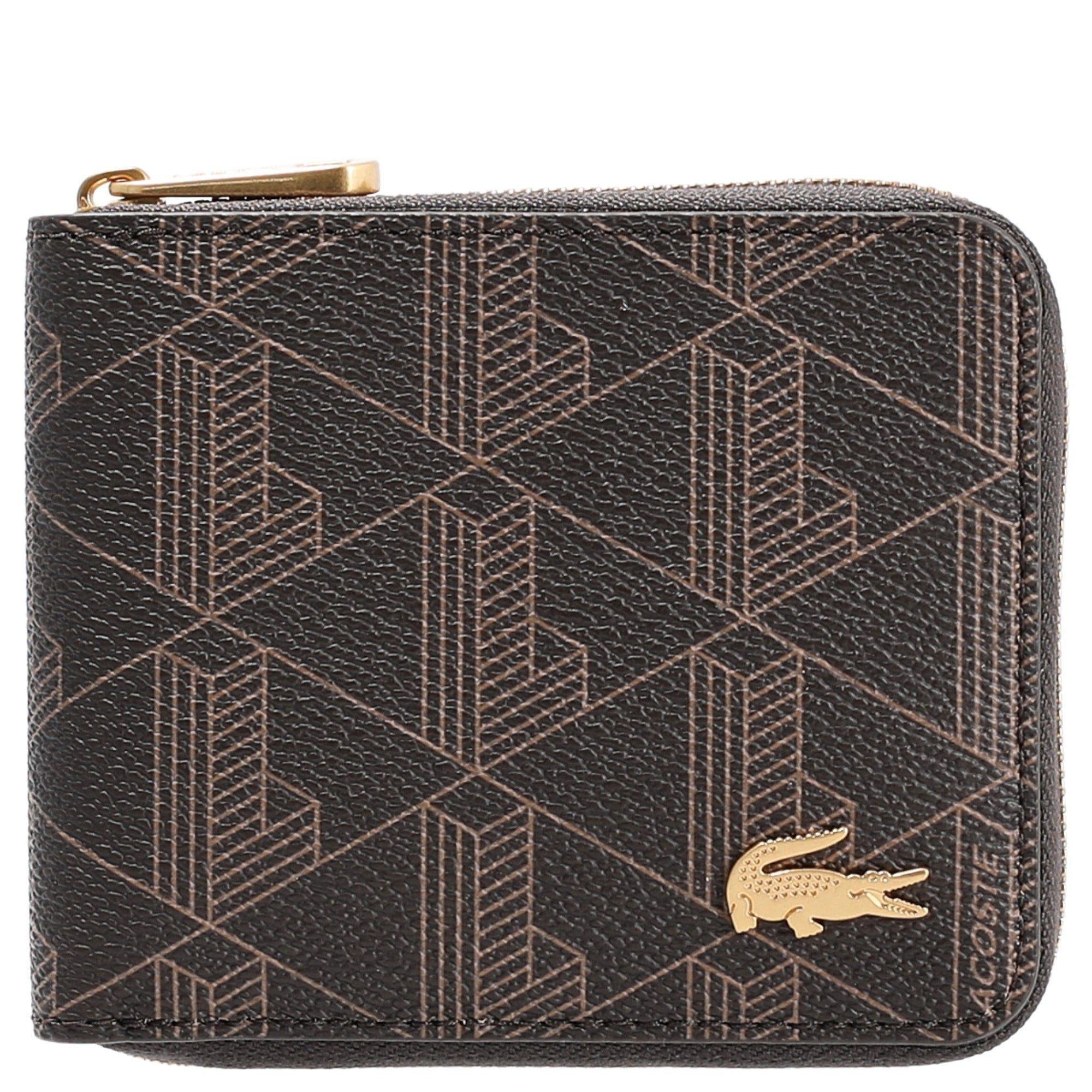 Lacoste Geldbörse The Blend Compact Zip Wallet - Geldbörse 3cc 11 cm (mono slate black