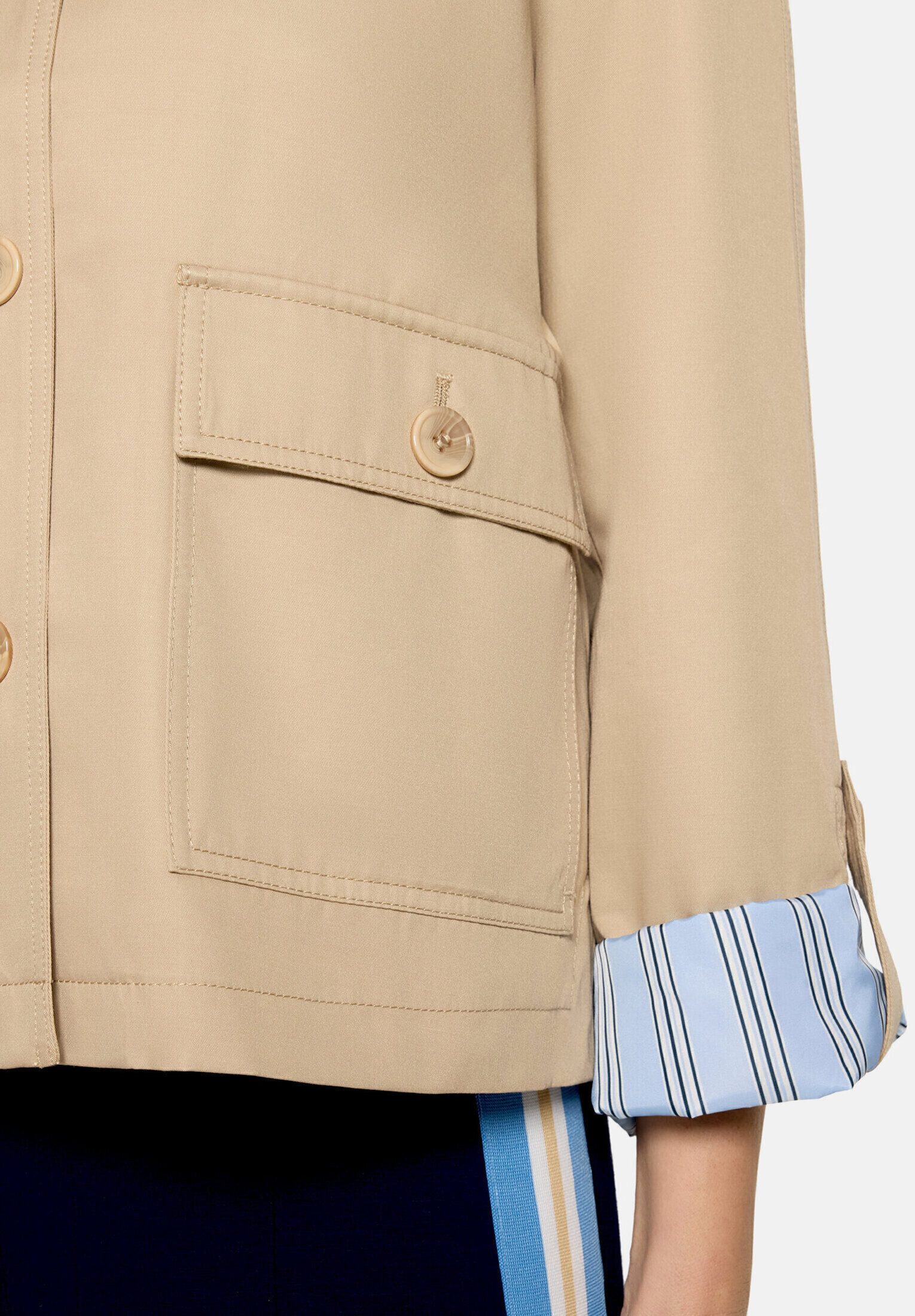 Cartoon Canvasjacke Damen mit aufgesetzten Taschen – Bild 5 von 5