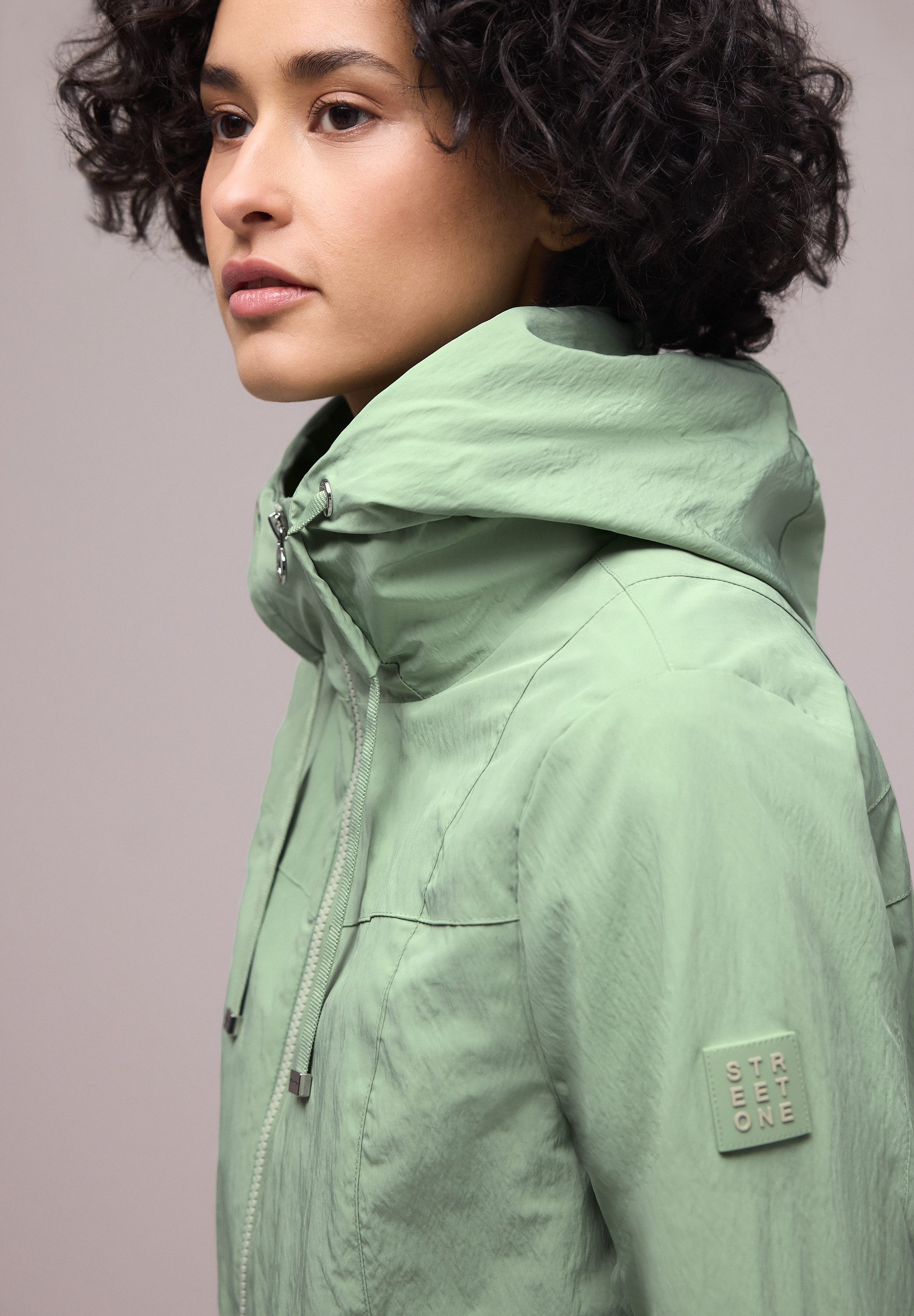 STREET ONE Kurzjacke mit Kapuze