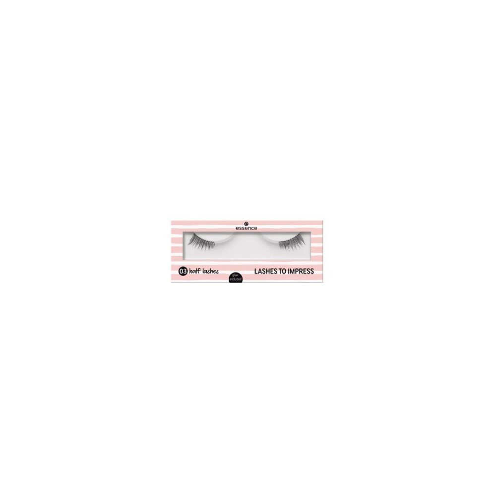 Essence Einzelwimpern Künstliche Wimpern To Impress 03 Half Lashes (1 Paar), 2 St