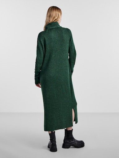 pieces DRESS KNIT NOOS BC Green Strickkleid Trekking LS PCJULIANA ROLLNECK