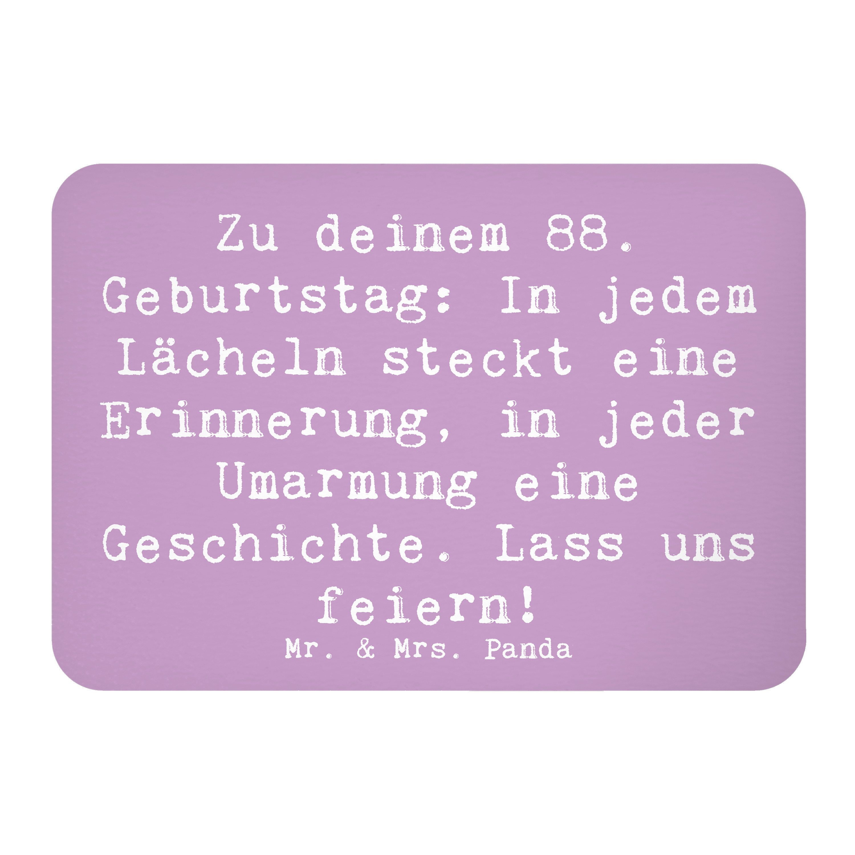 Magnet Spruch 88 Geburtstag - Lavendeltraum - Geschenk, lachen, Kühlschrankm