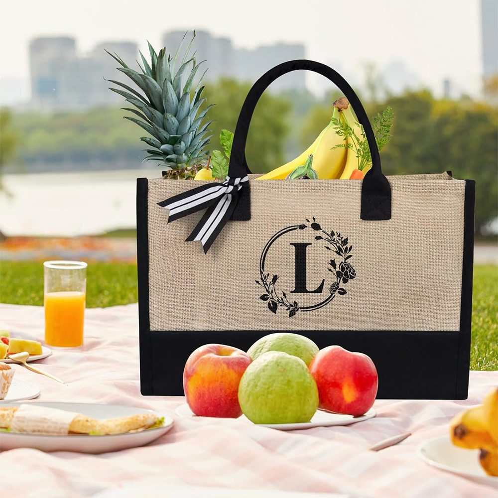 REDOM Tragetasche Buchstabentasche Stofftasche Freizeittasche Damen günstig online kaufen