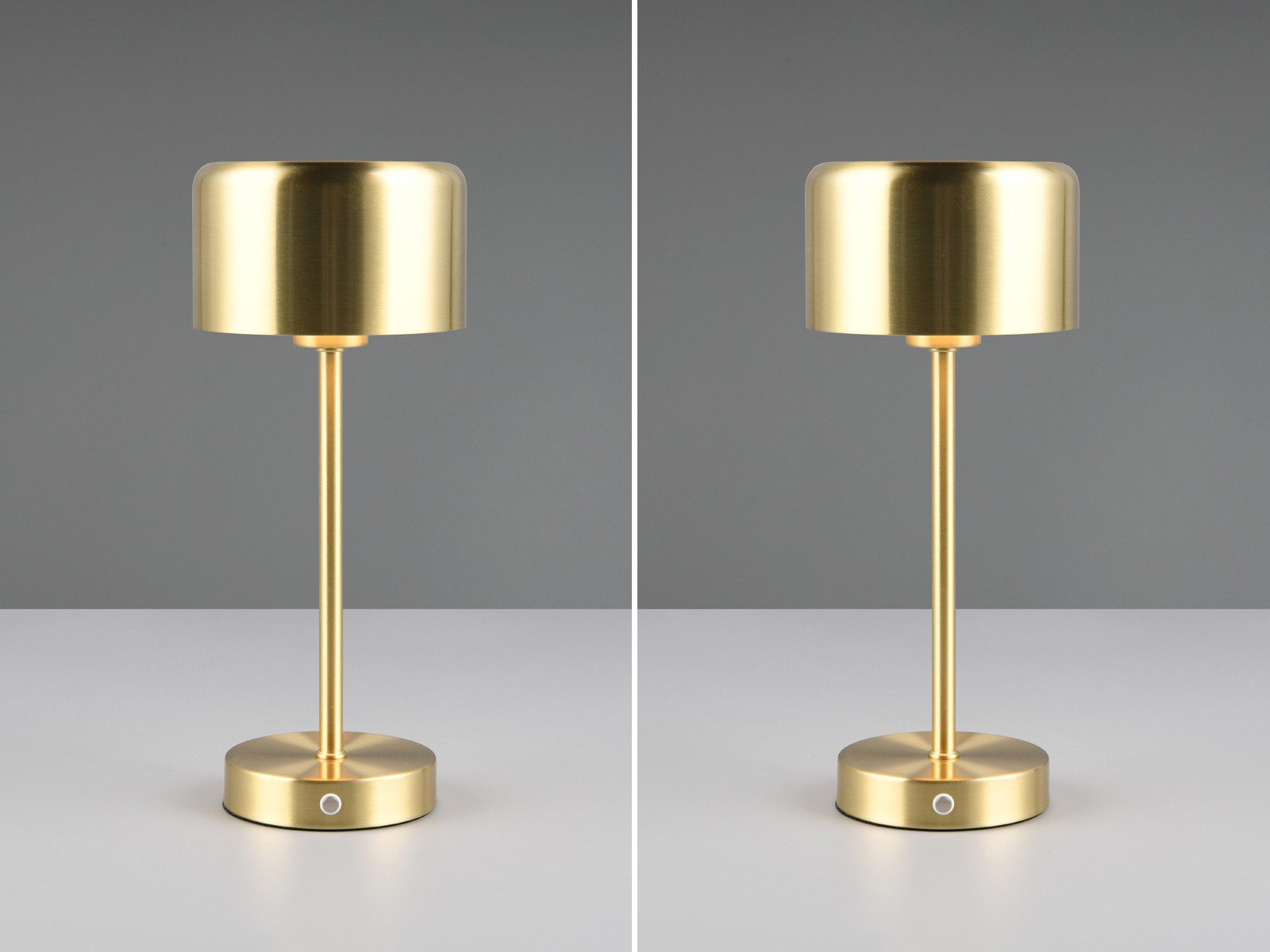 Reality Leuchten USB-Tischleuchte, 2er SET ohne Strom-kabel kabellos-e Akku günstig online kaufen