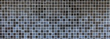 Mosani Mosaikfliesen Glasmosaik Naturstein Mosaik dunkelgrau schwarz matt / 10 Matten