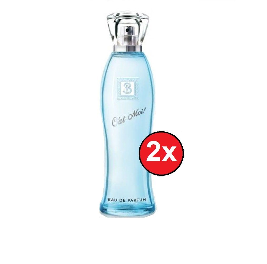 Moi Frauenduft blumig 2-tlg., 100ml Intensiv Eau für Damen 2x C`est Eau Mädchen Duft, Frauen de Barbara Parfum Parfüm Sibastore Parfum Steinberger Geschenk de