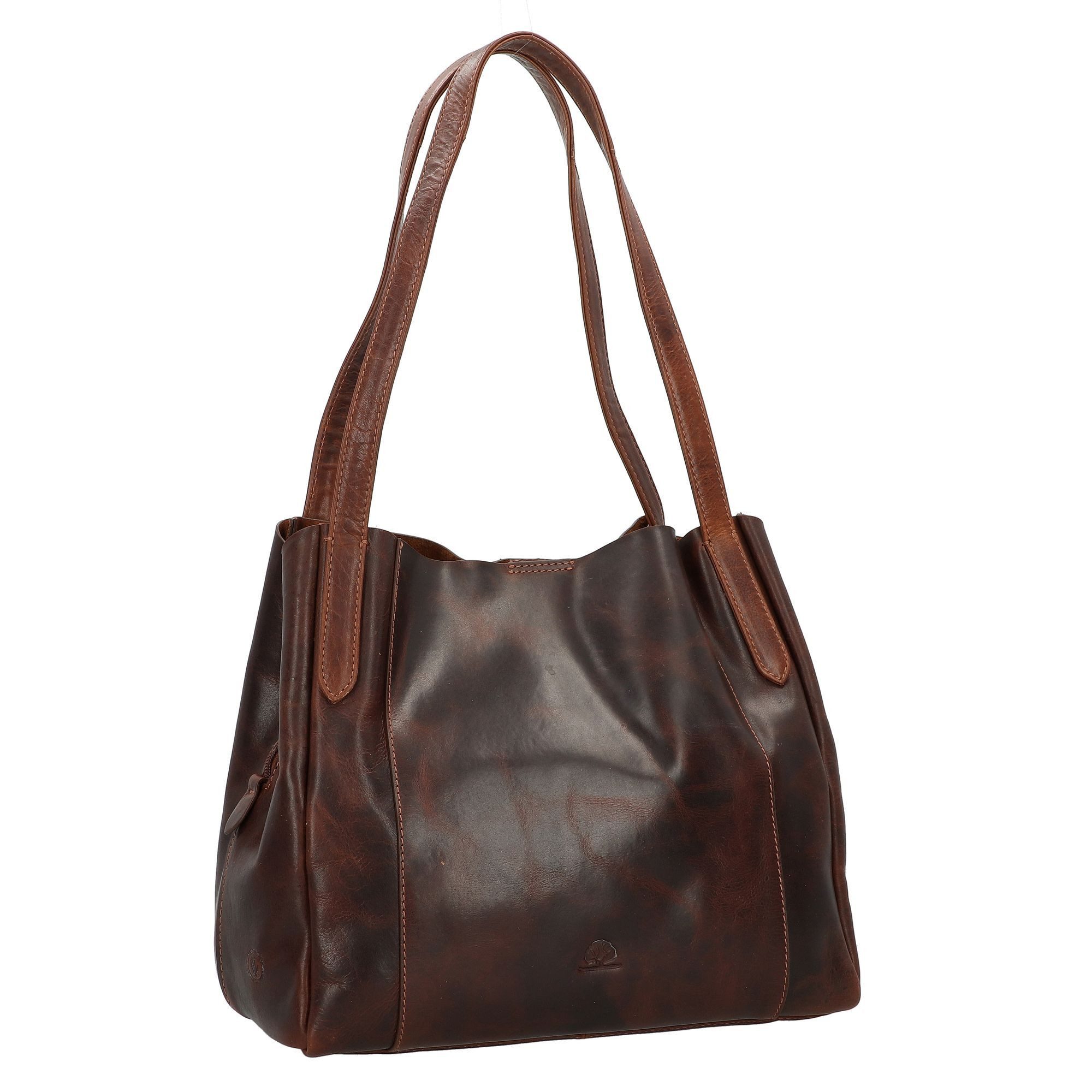 Greenburry Schultertasche Rugged, Leder