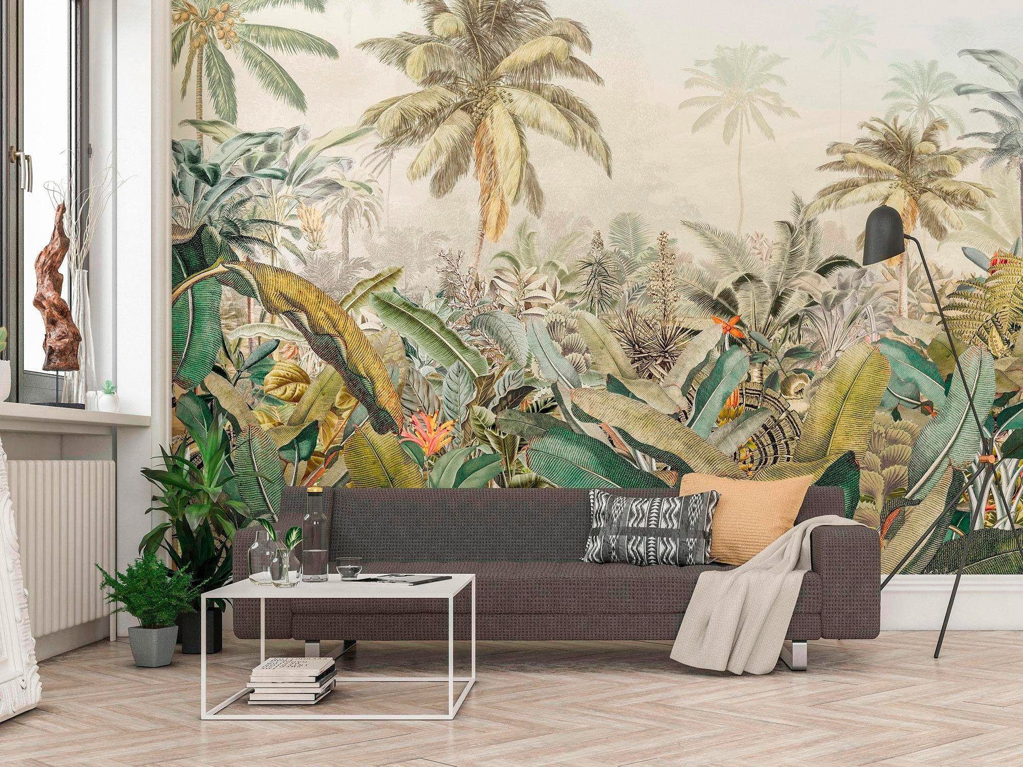 Komar Vliestapete Vlies - Amazonia - Größe 368 x 248 cm, glatt, bedruckt, Wohnzimmer, Schlafzimmer