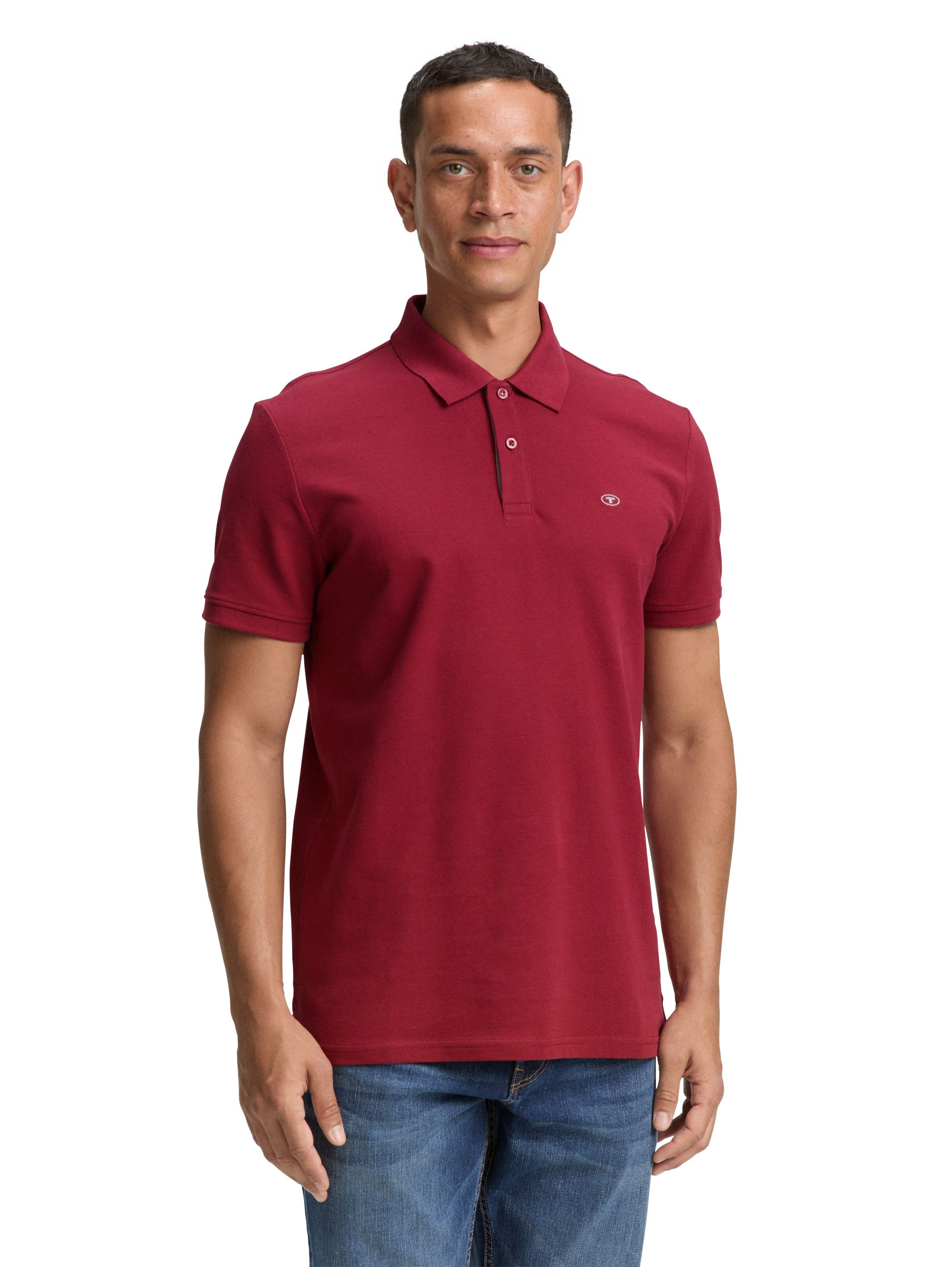 TOM TAILOR Poloshirt mit farblich hervorgehobener günstig online kaufen