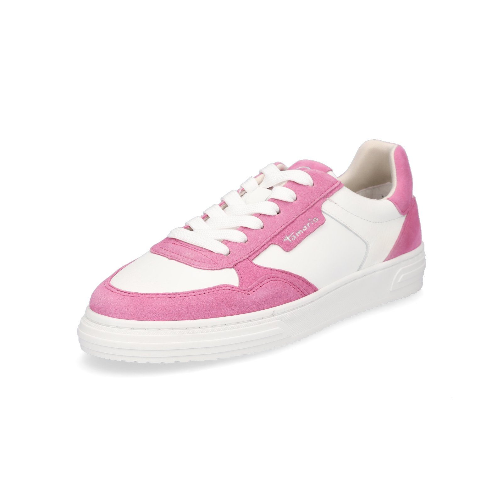 Tamaris Tamaris Damen Sneaker weiß pink Sneaker