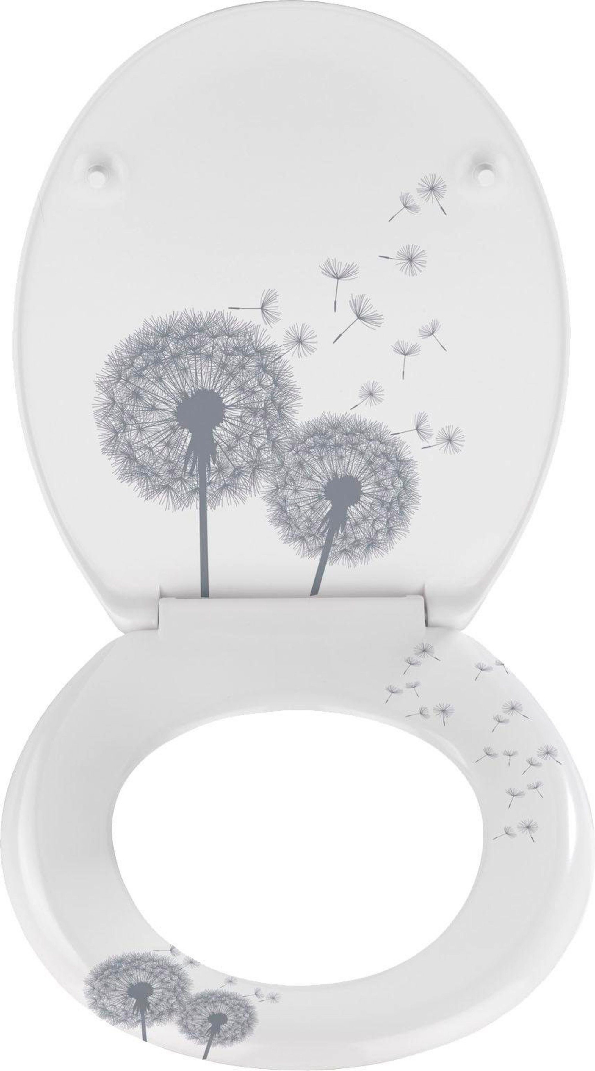 WENKO WC-Sitz Astera, Duroplast, mit Absenkautomatik