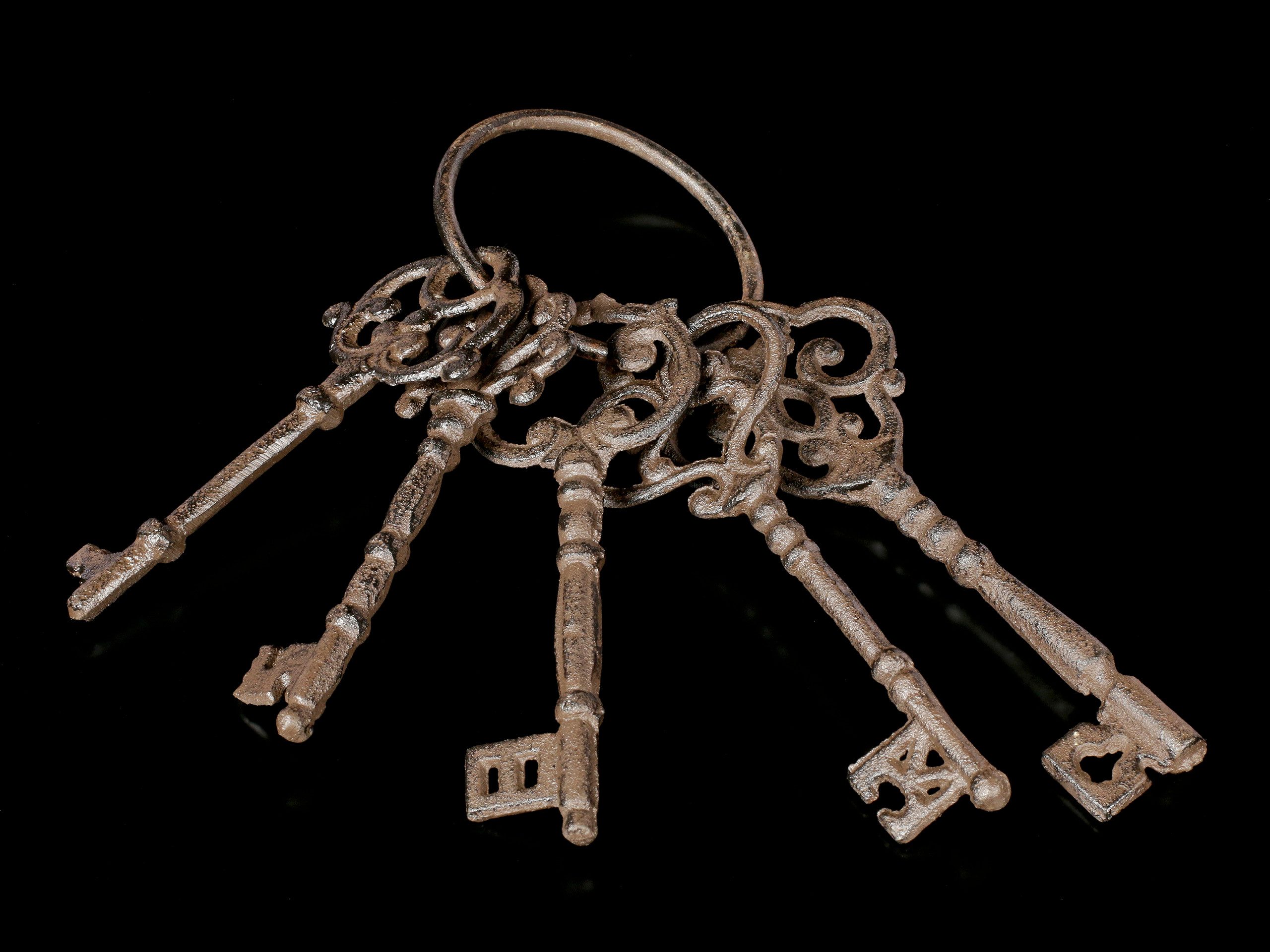 Figuren Shop GmbH Dekoobjekt Mittelalter Schlüsselbund - Dungeon Keys - Fantasy Dekoration – Bild 3 von 3