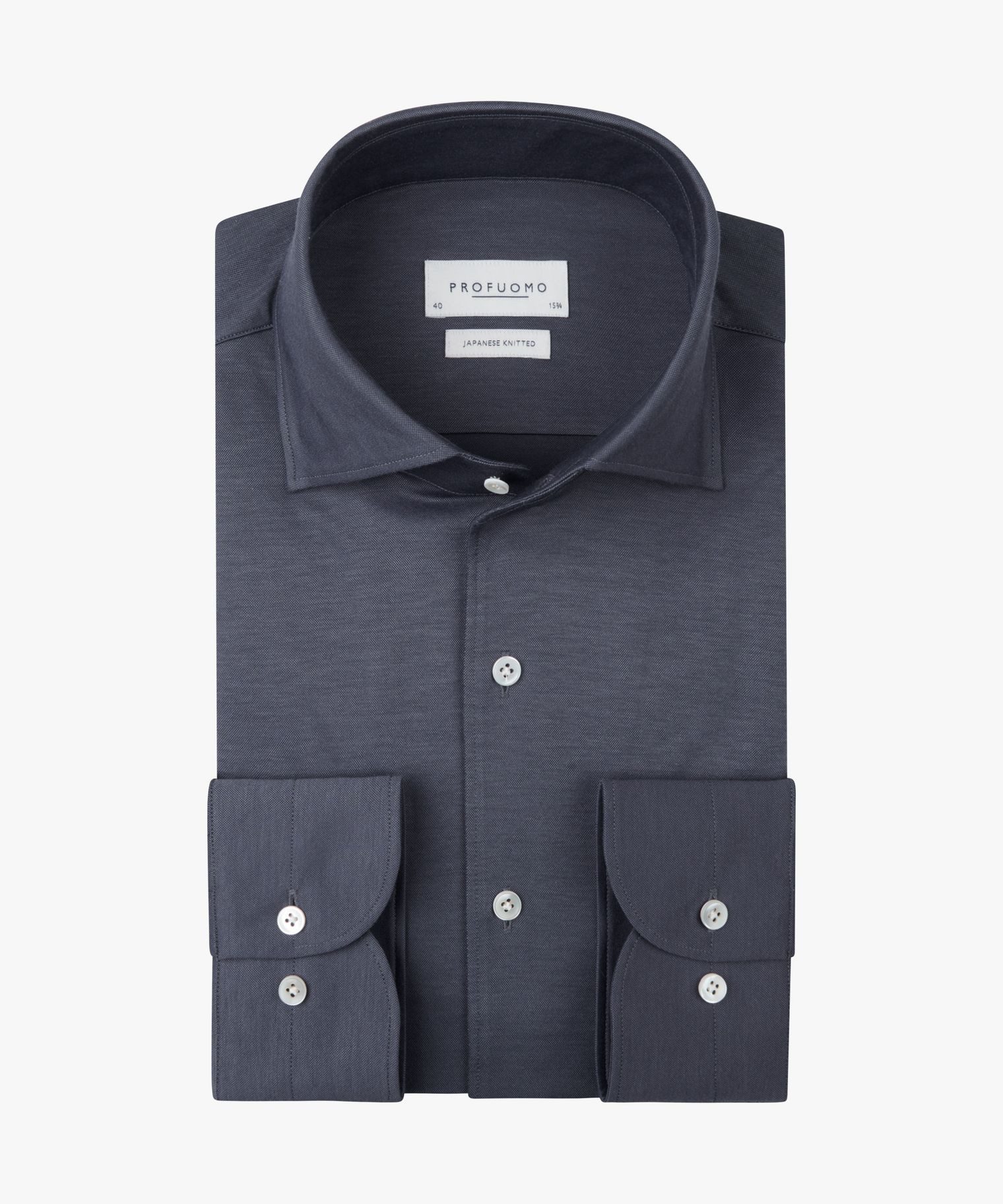 Profuomo Oversize-Shirt SHIRT ONE PIECE SF BLUE